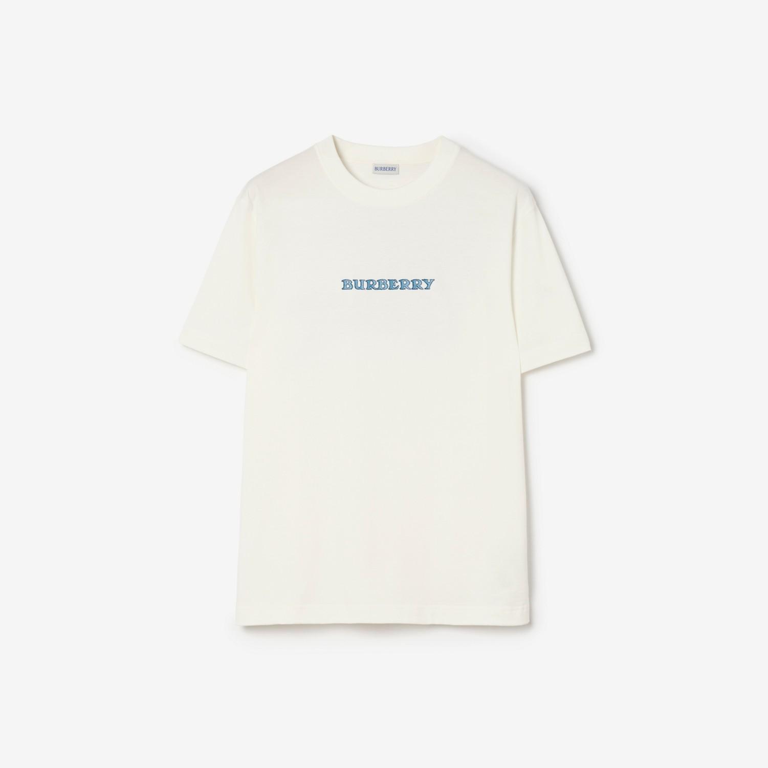 Heritage Logo Cotton T-shirt by BURBERRY