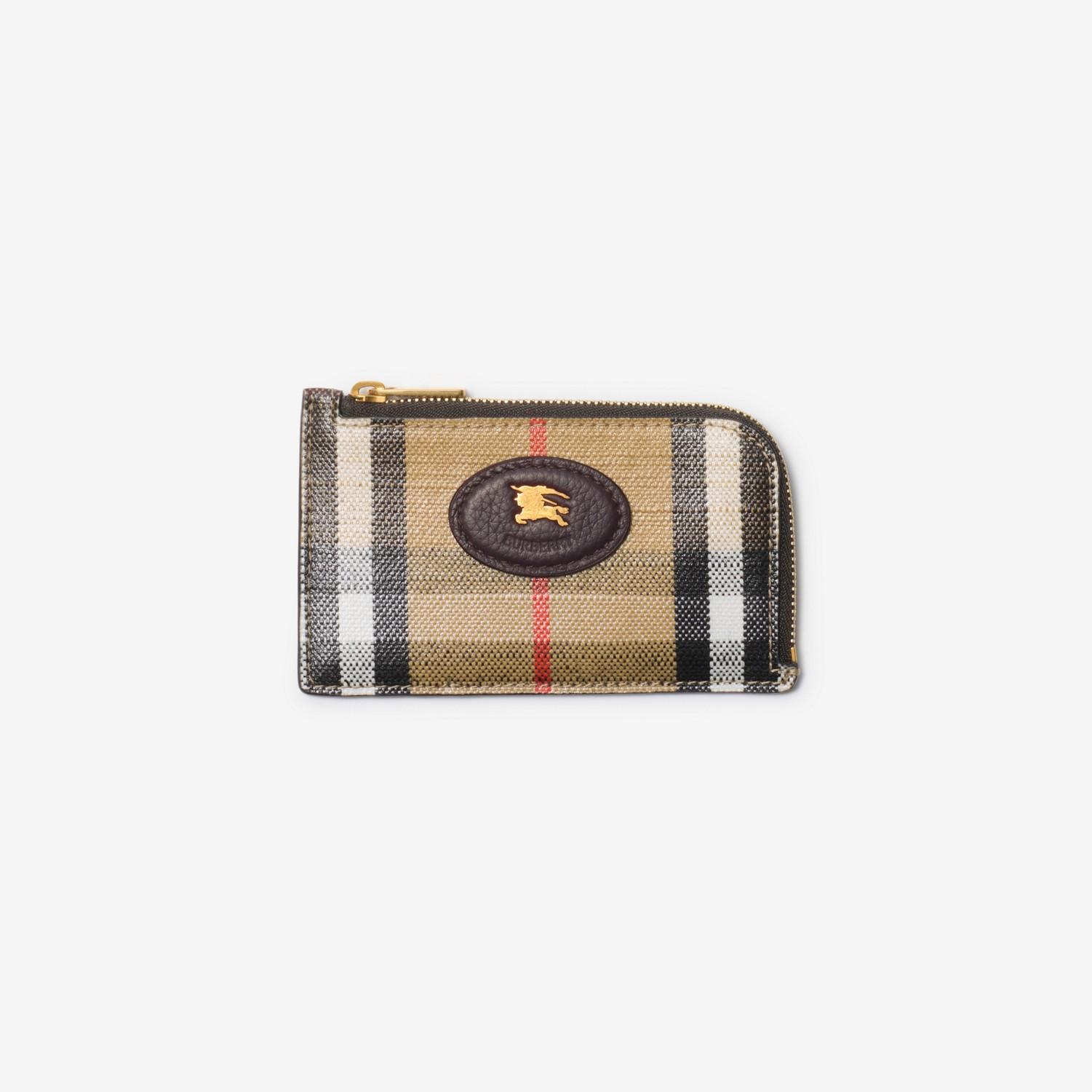 Highlands Zip Card Case by BURBERRY