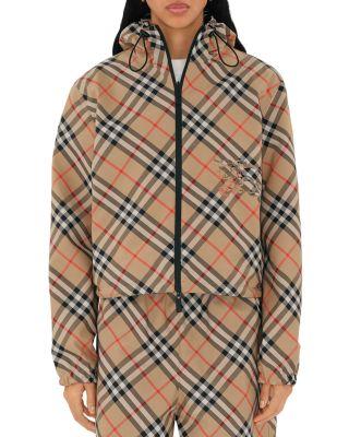 Hooded Cropped Reversible Jacket by BURBERRY