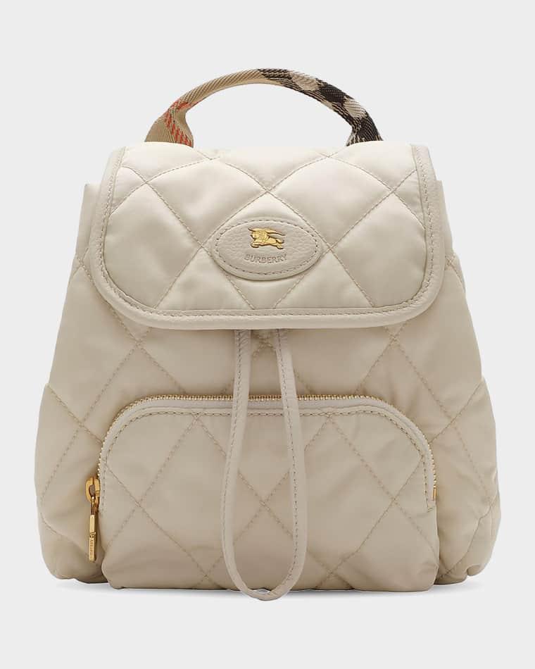 Horseshoe Mini Quilted Backpack by BURBERRY