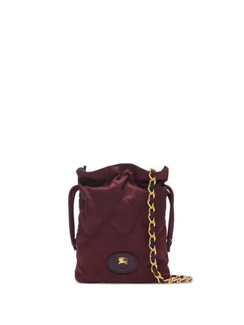 Horseshoe chain-strap bucket bag by BURBERRY