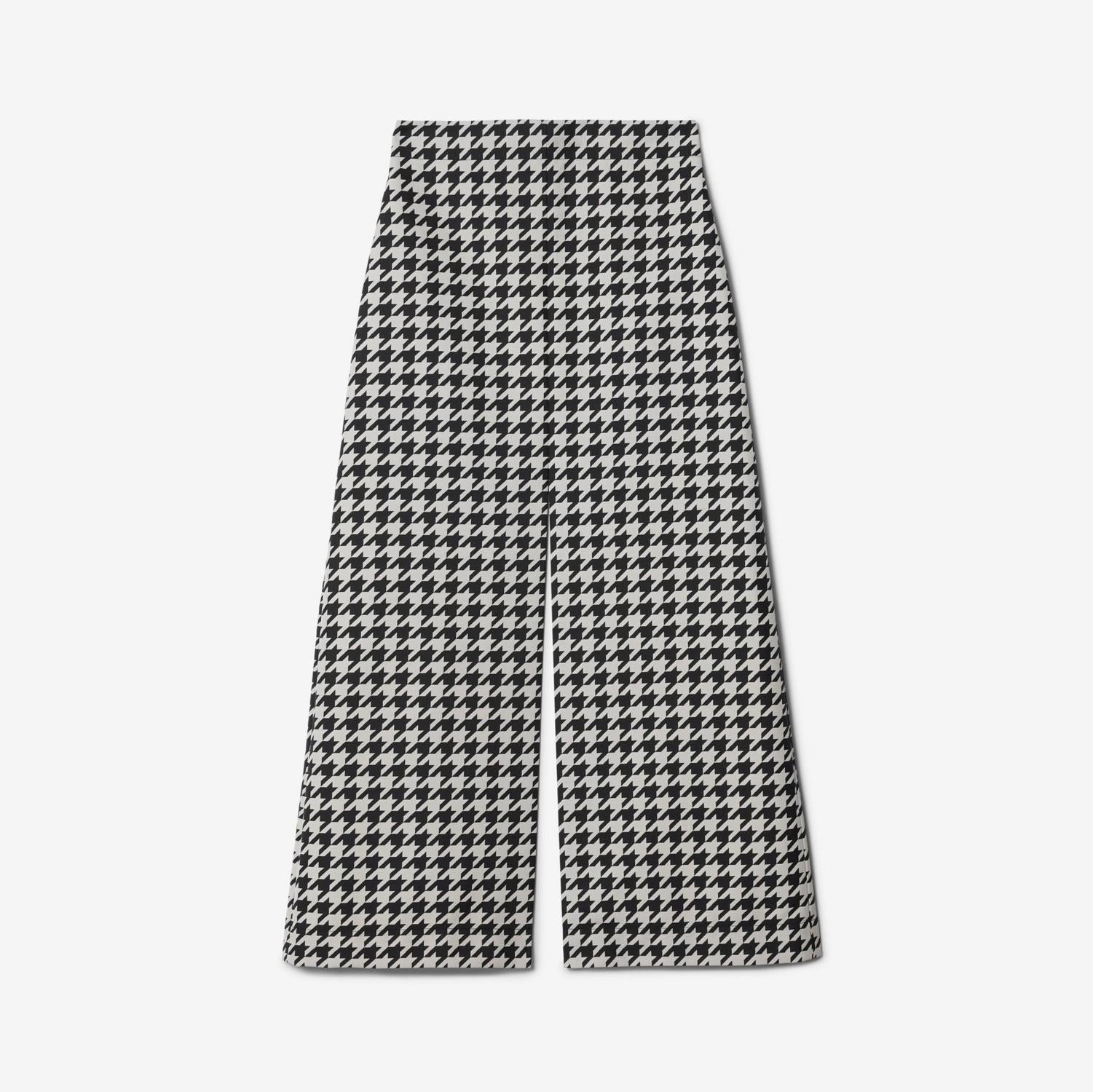 Houndstooth Twill Skirt by BURBERRY