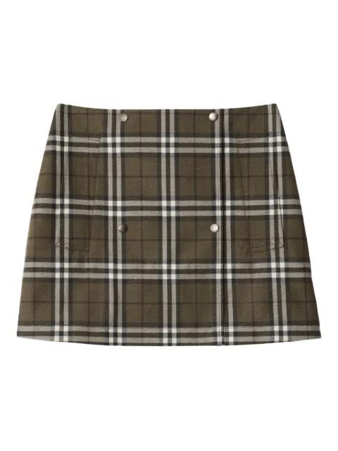 House-check skirt by BURBERRY