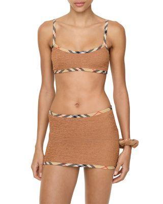 Hunza G x Burberry Devyn Swim Skirt Cover-Up by BURBERRY