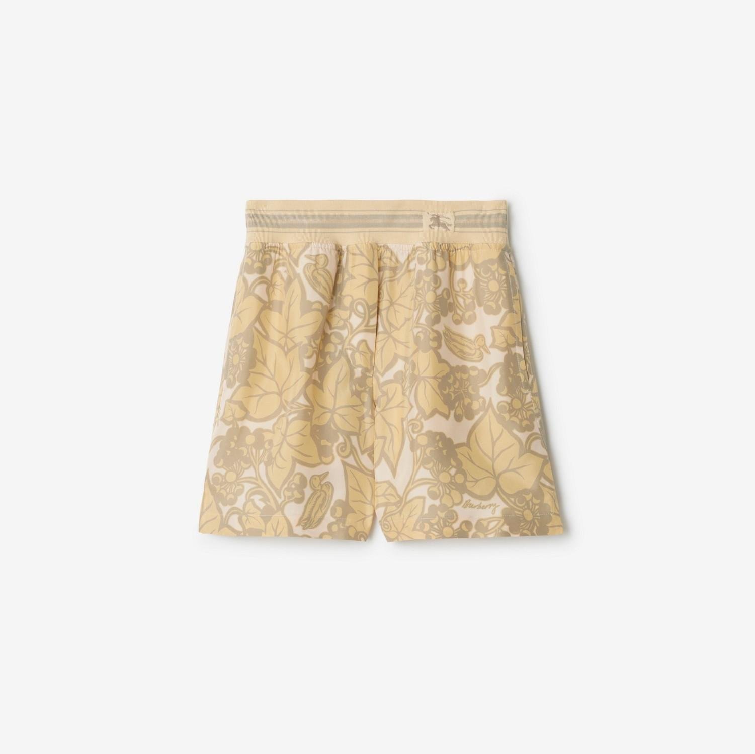 Ivy Silk Shorts by BURBERRY