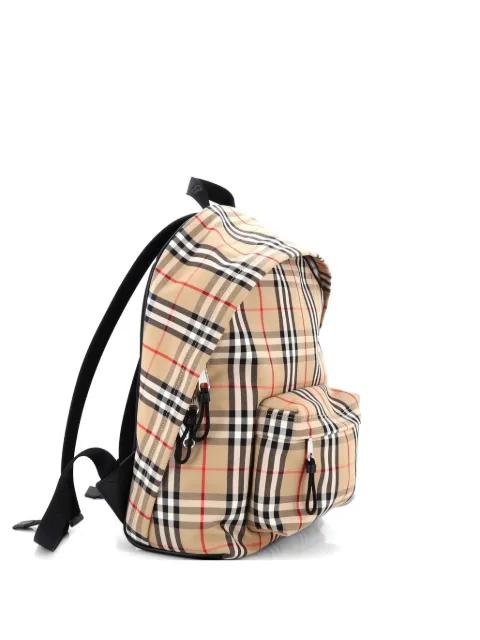 Jett Vintage Check Canvas Medium backpack by BURBERRY 