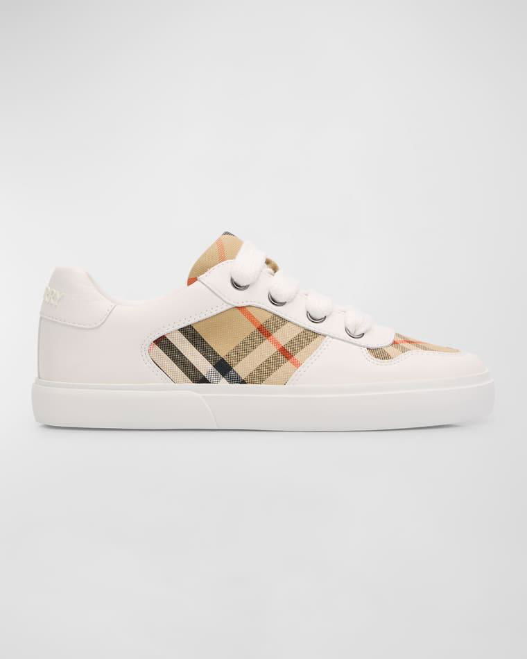 K1 NOAH LACE UP CHECK SNEAKER by BURBERRY