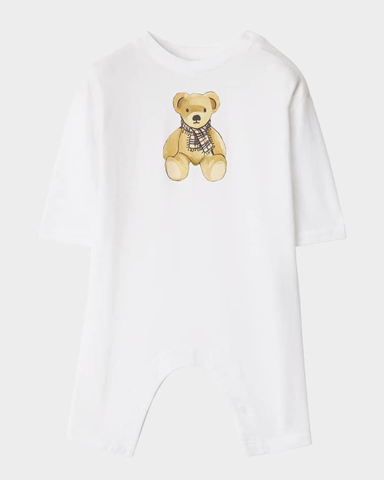 Kid's Casey Mini Bear Coveralls, Size Newborn-18M by BURBERRY