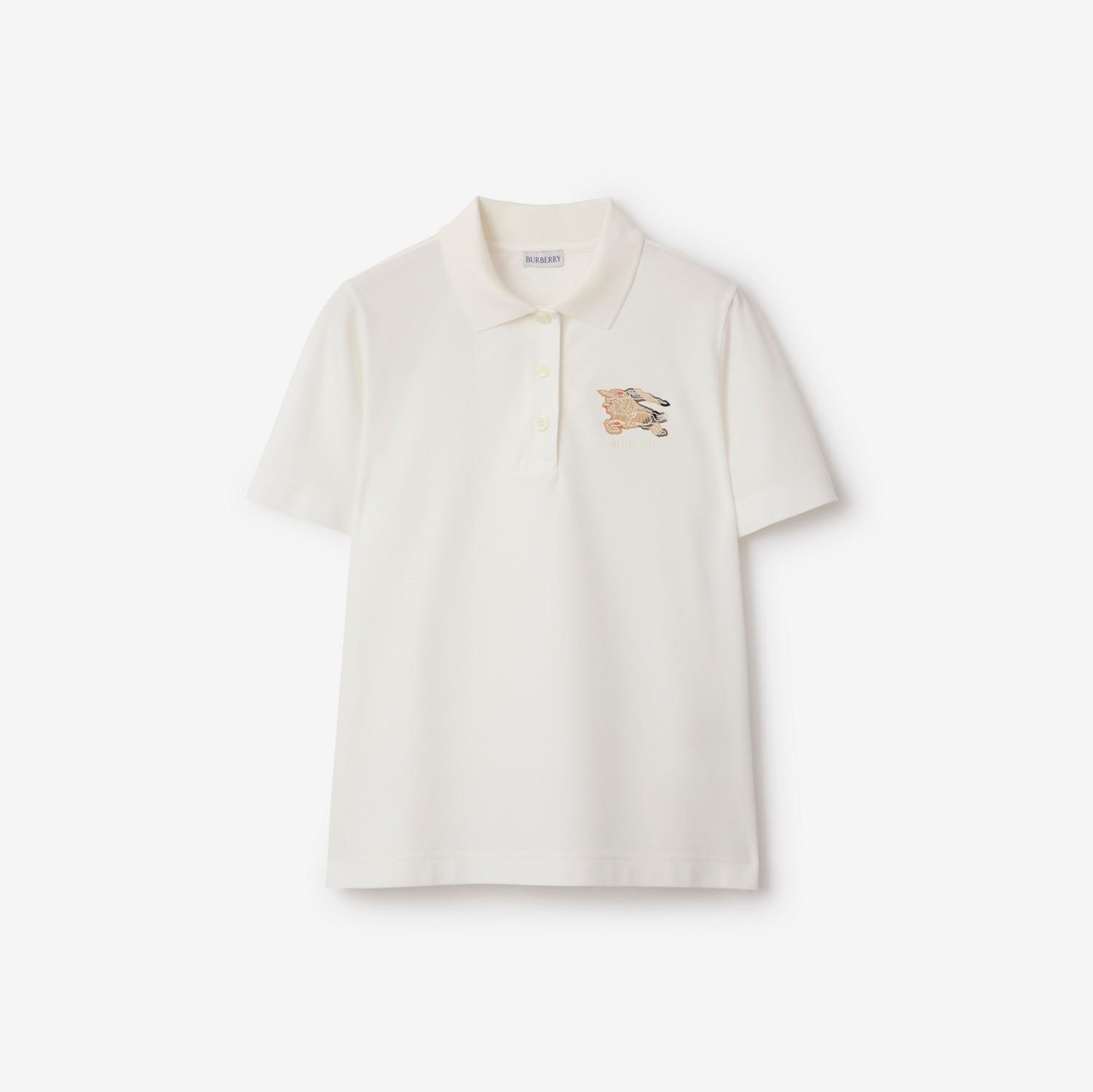 Knight Check Cotton Polo Shirt by BURBERRY