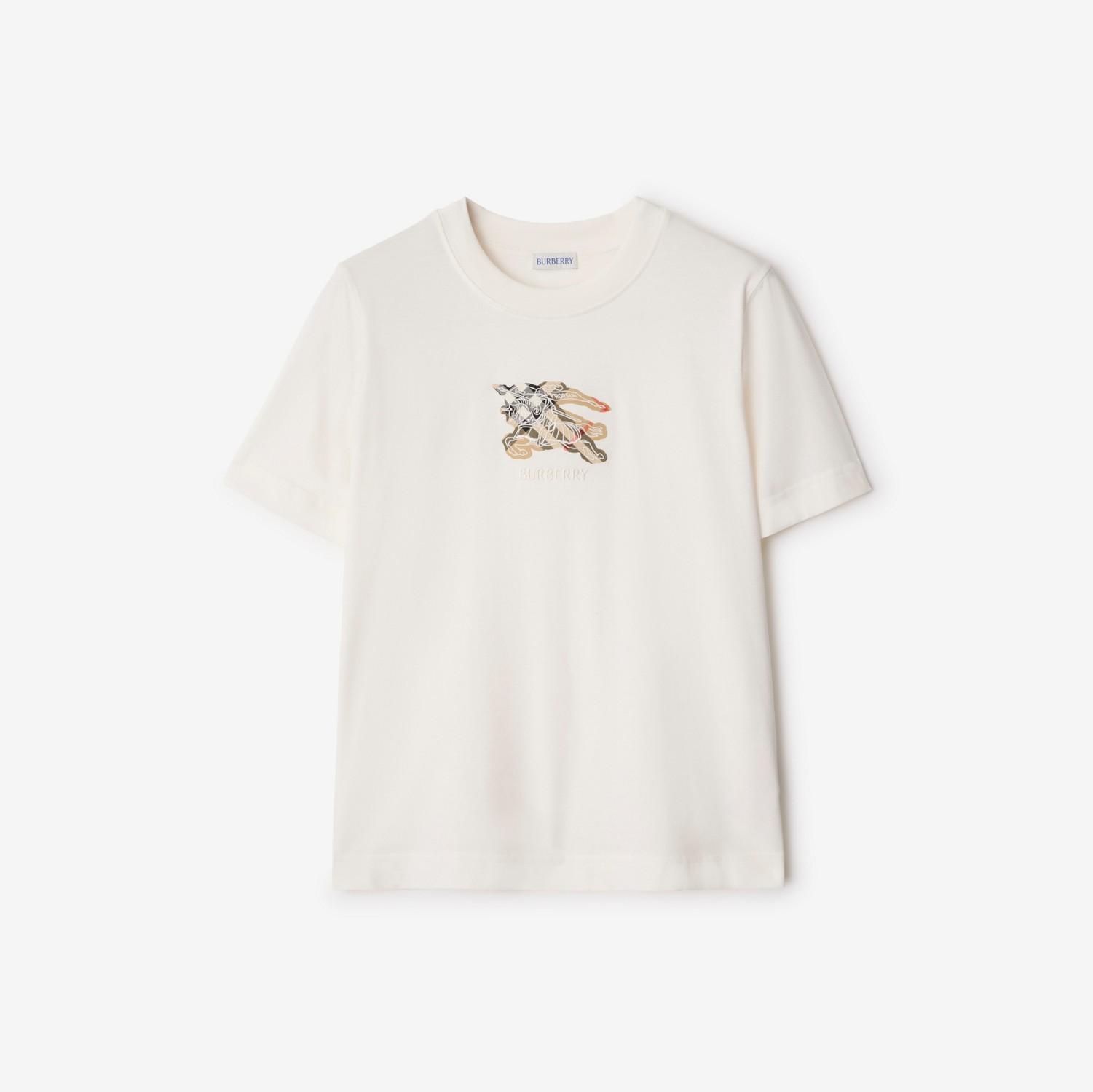 Knight Check Cotton T-shirt by BURBERRY