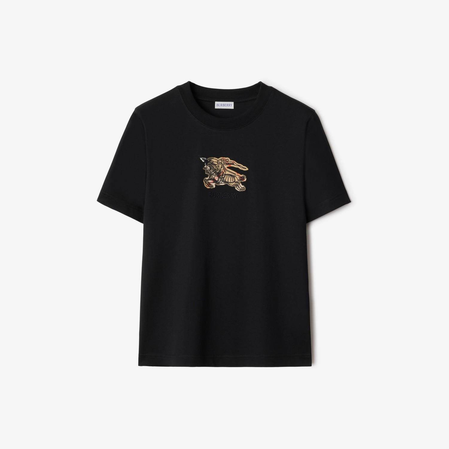 Knight Check Cotton T-shirt by BURBERRY