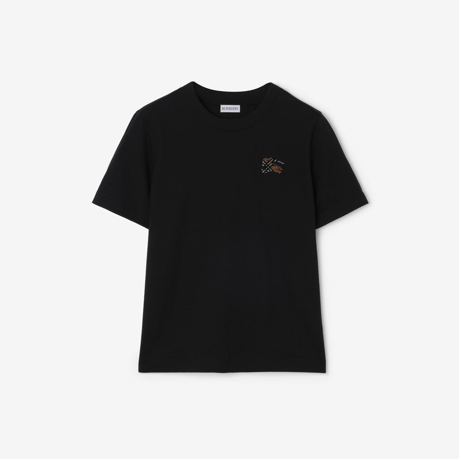 Knight Check Cotton T-shirt by BURBERRY