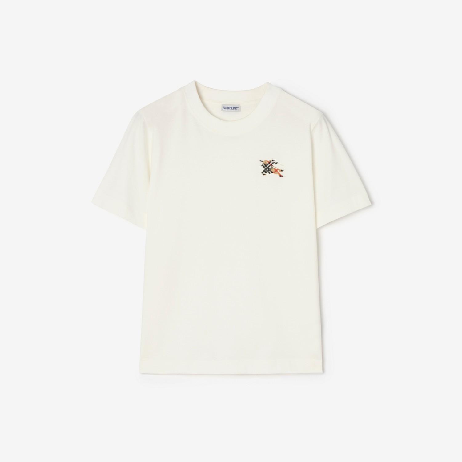Knight Check Cotton T-shirt by BURBERRY