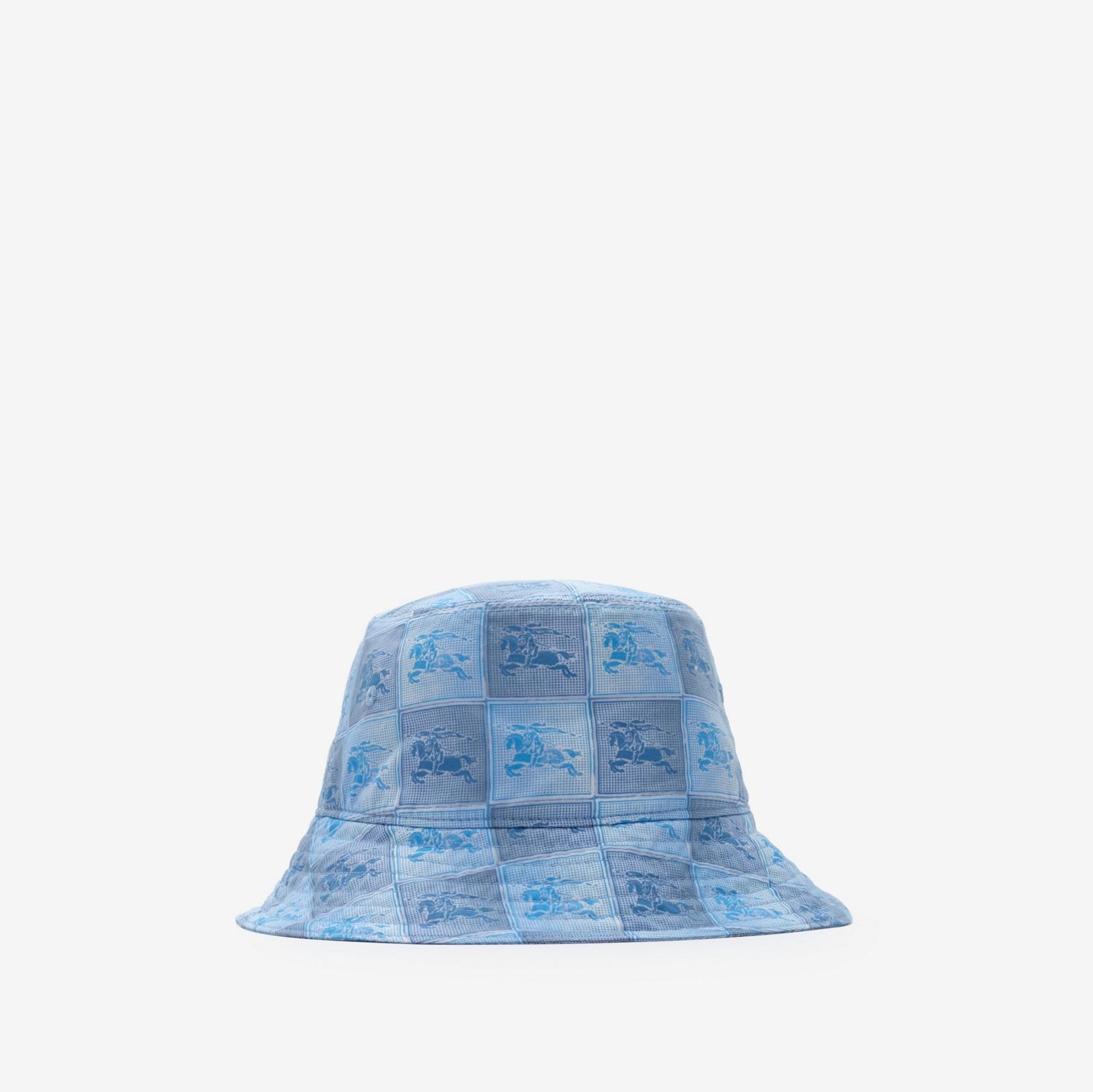 Knight Checkerboard​ Cotton Bucket Hat by BURBERRY