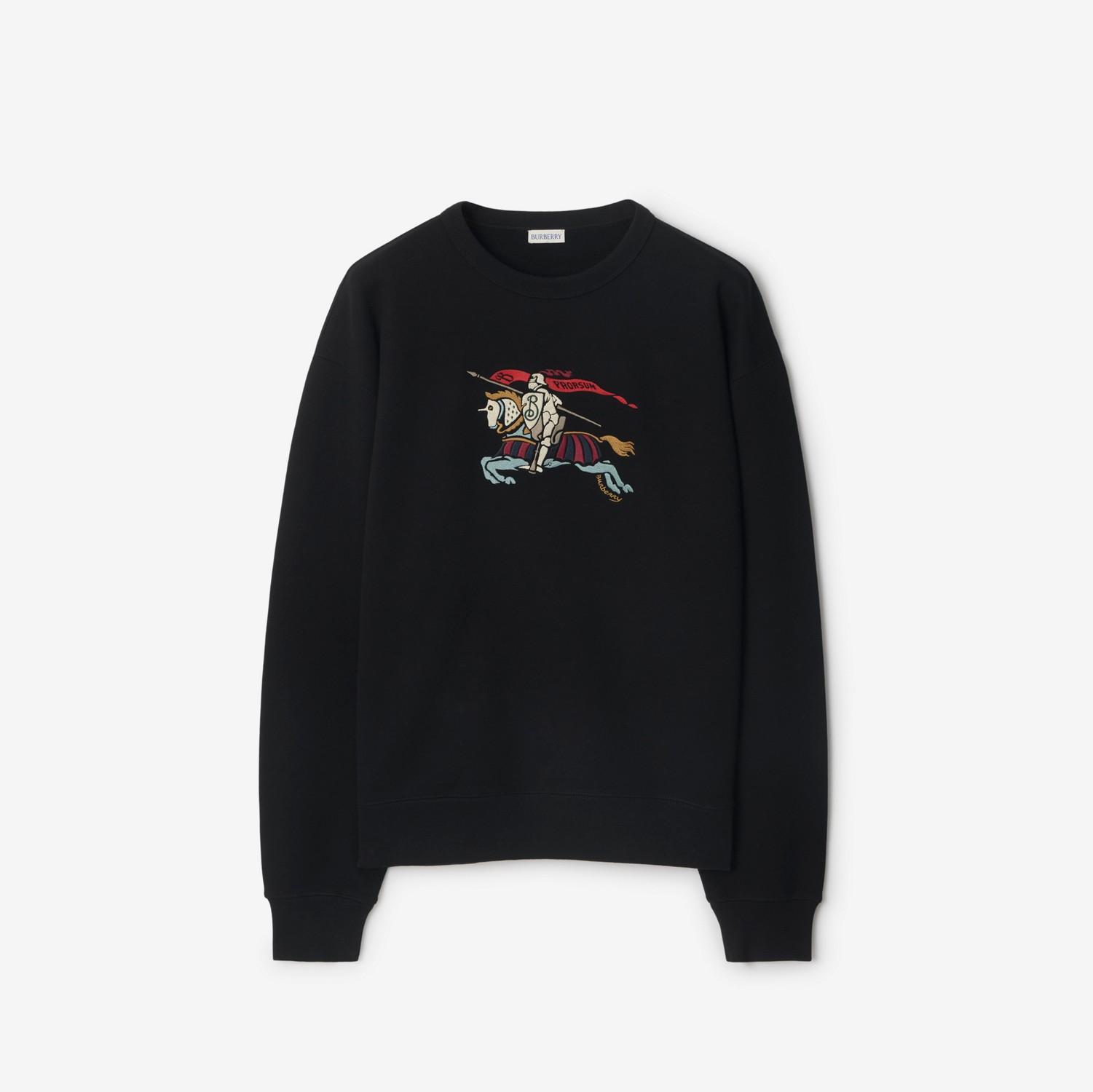 Knight Cotton Sweatshirt by BURBERRY