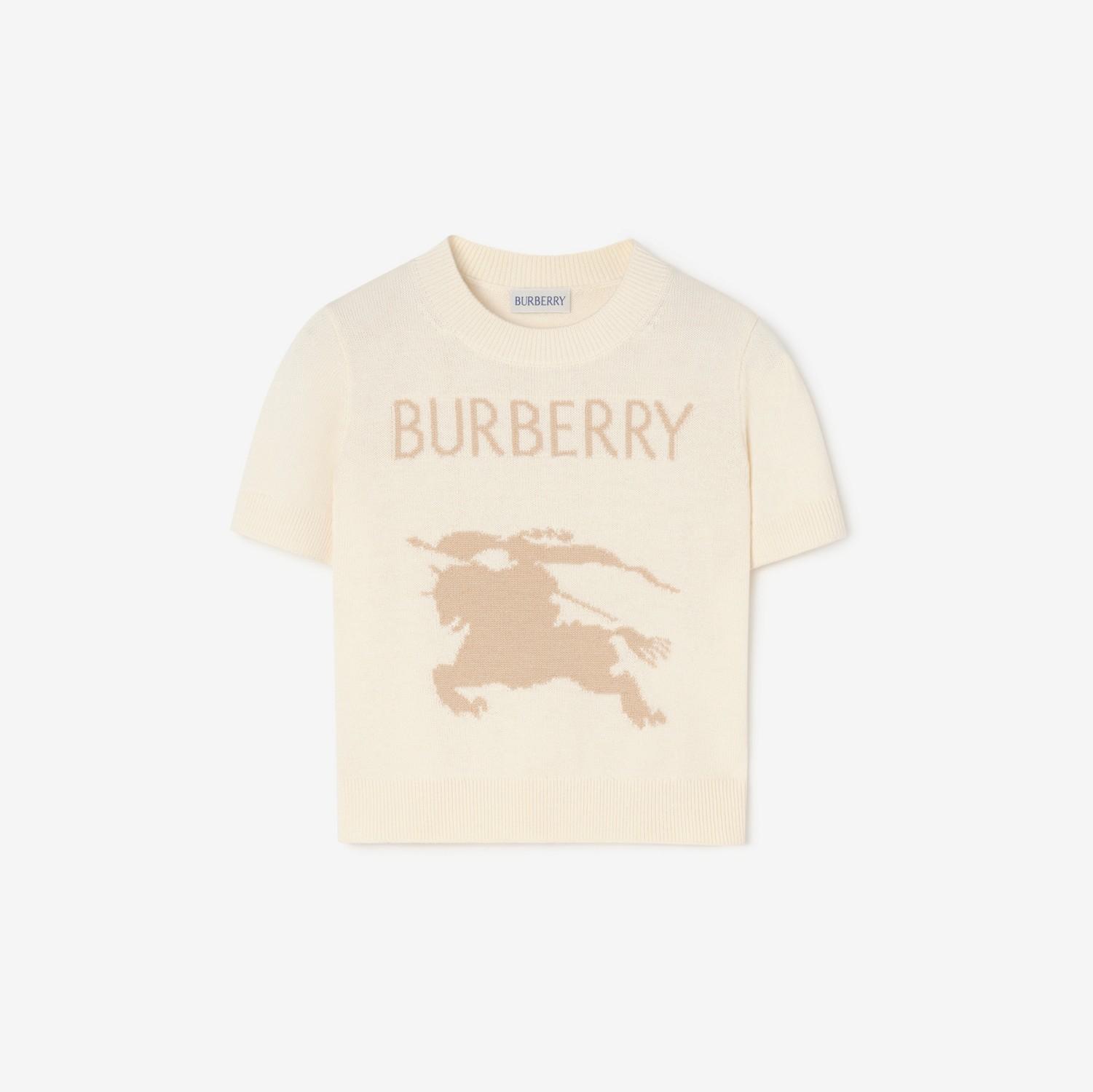 Knight Cotton Wool Top by BURBERRY