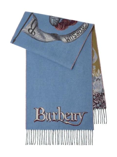 Knight Portrait cashmere scarf by BURBERRY