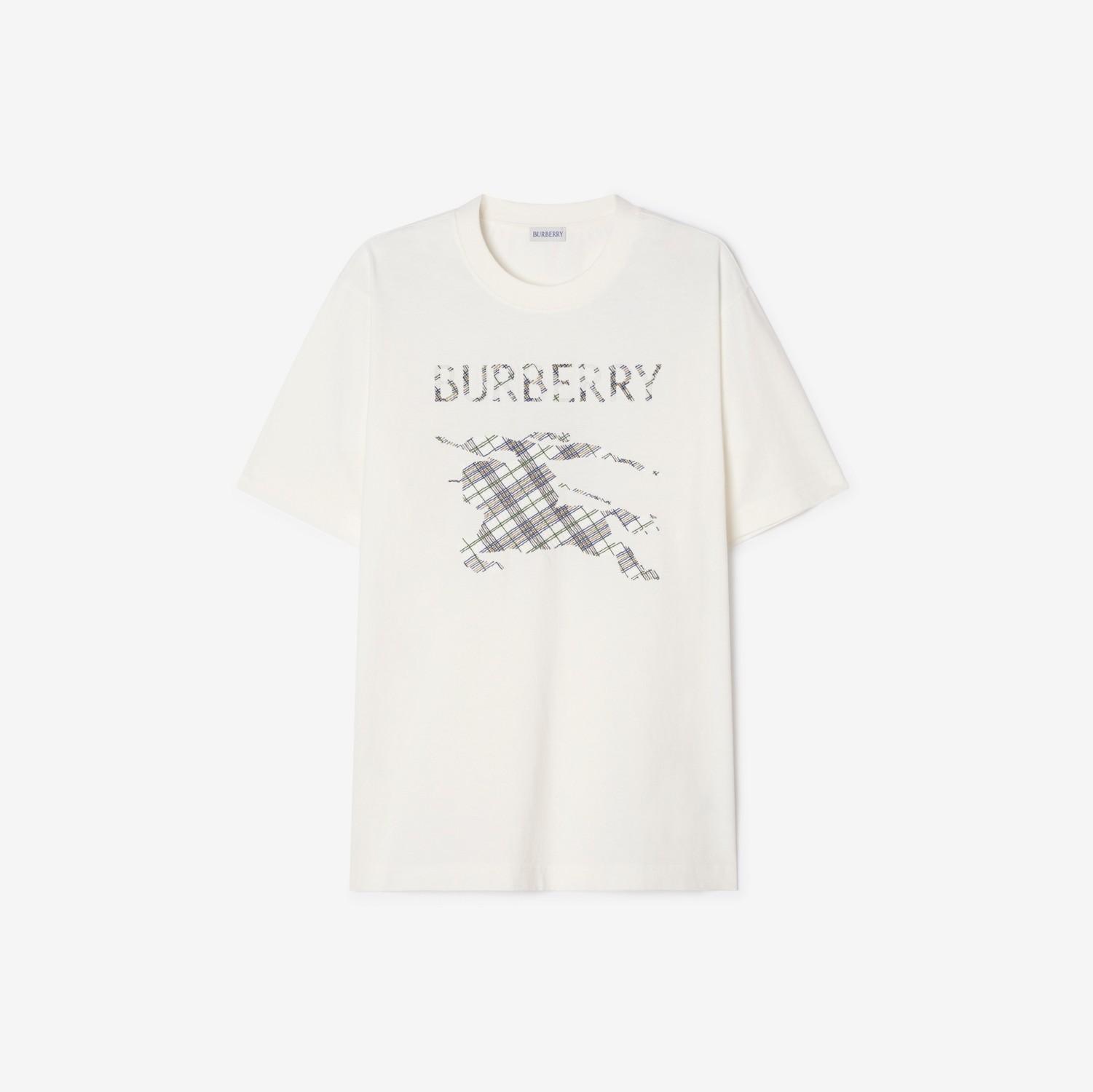 Knight Sketch Cotton T-shirt by BURBERRY
