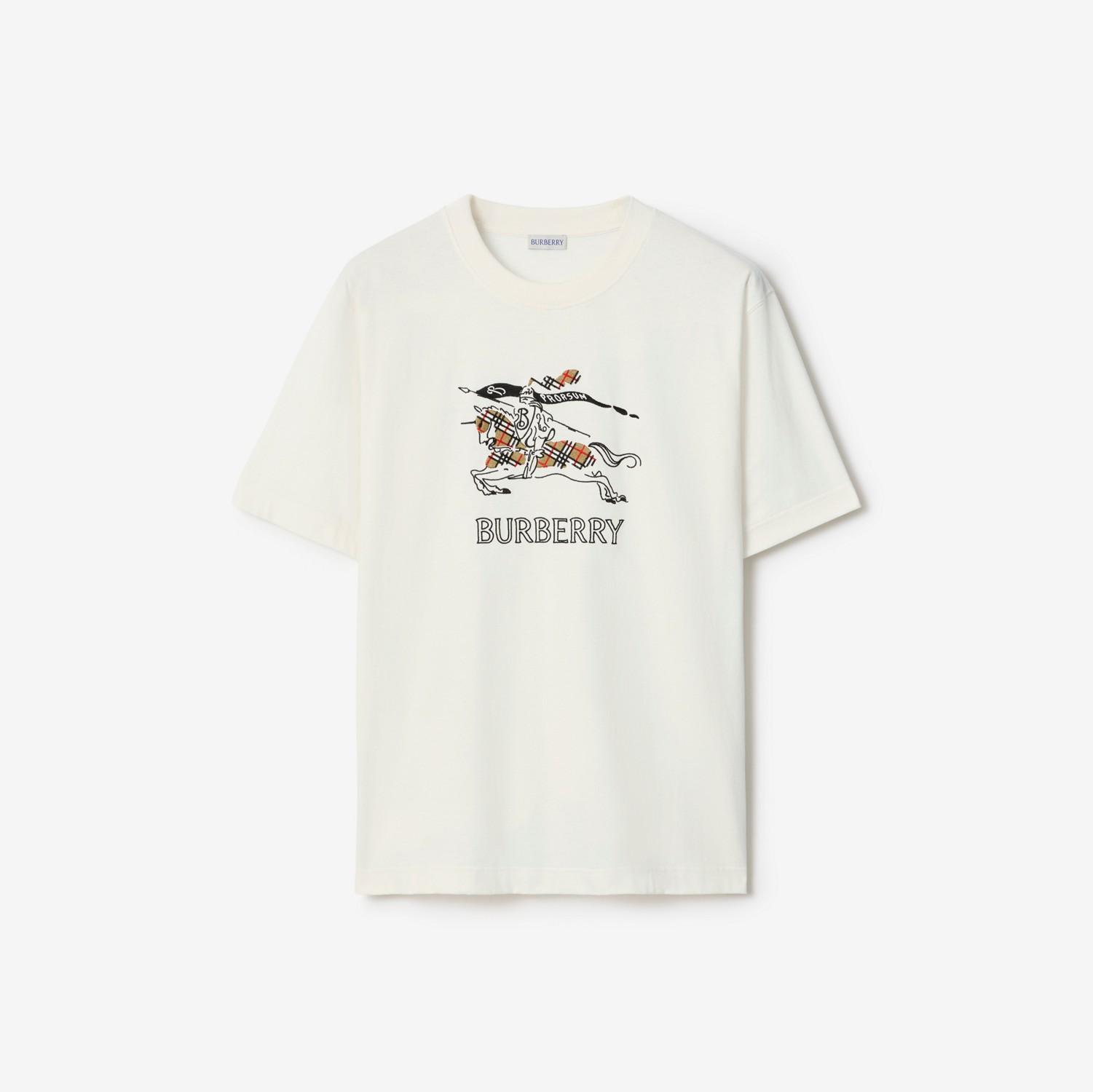 Knight Sketch Cotton T-shirt by BURBERRY