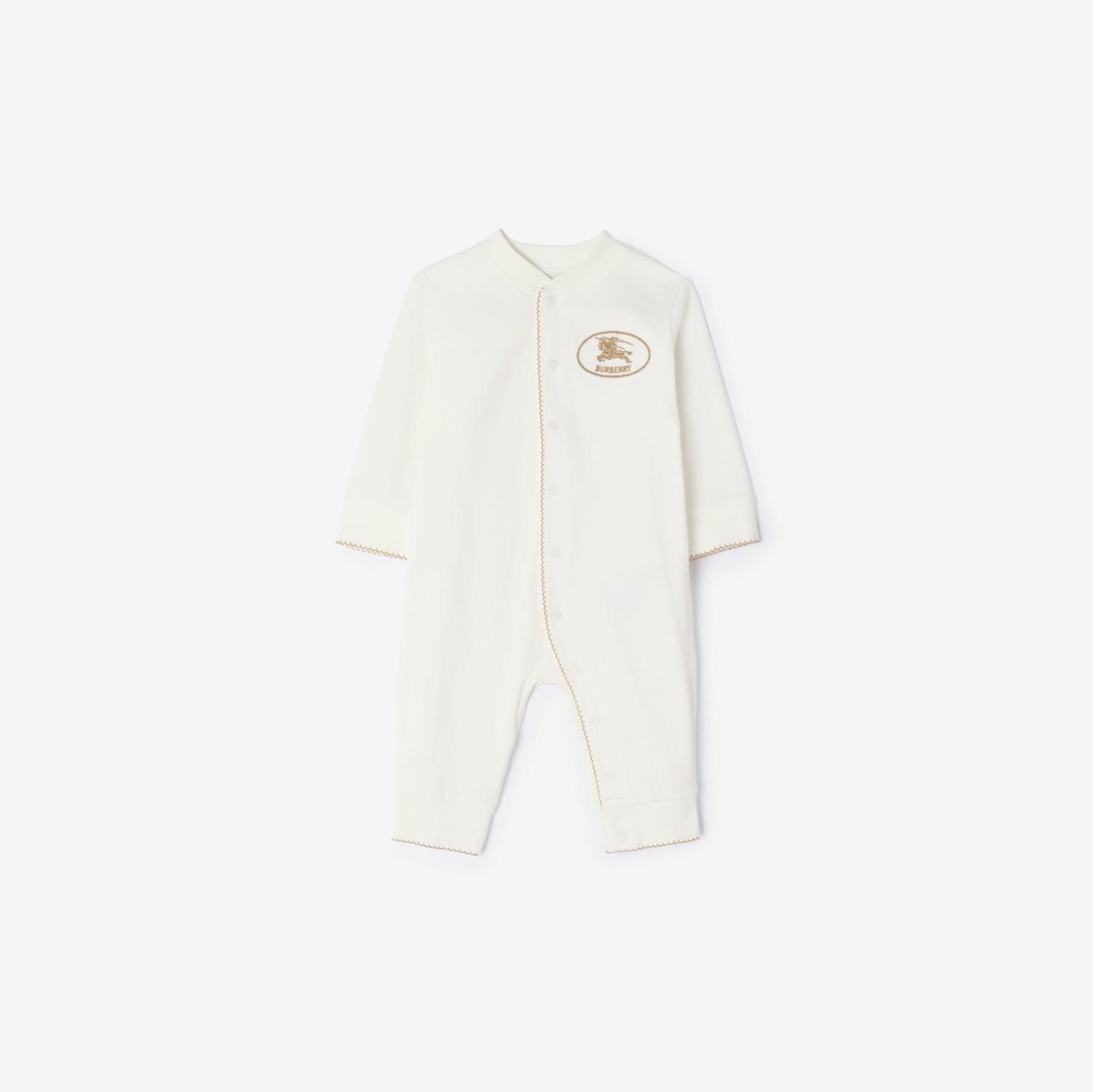 Knight Stamp Cotton Jumpsuit by BURBERRY
