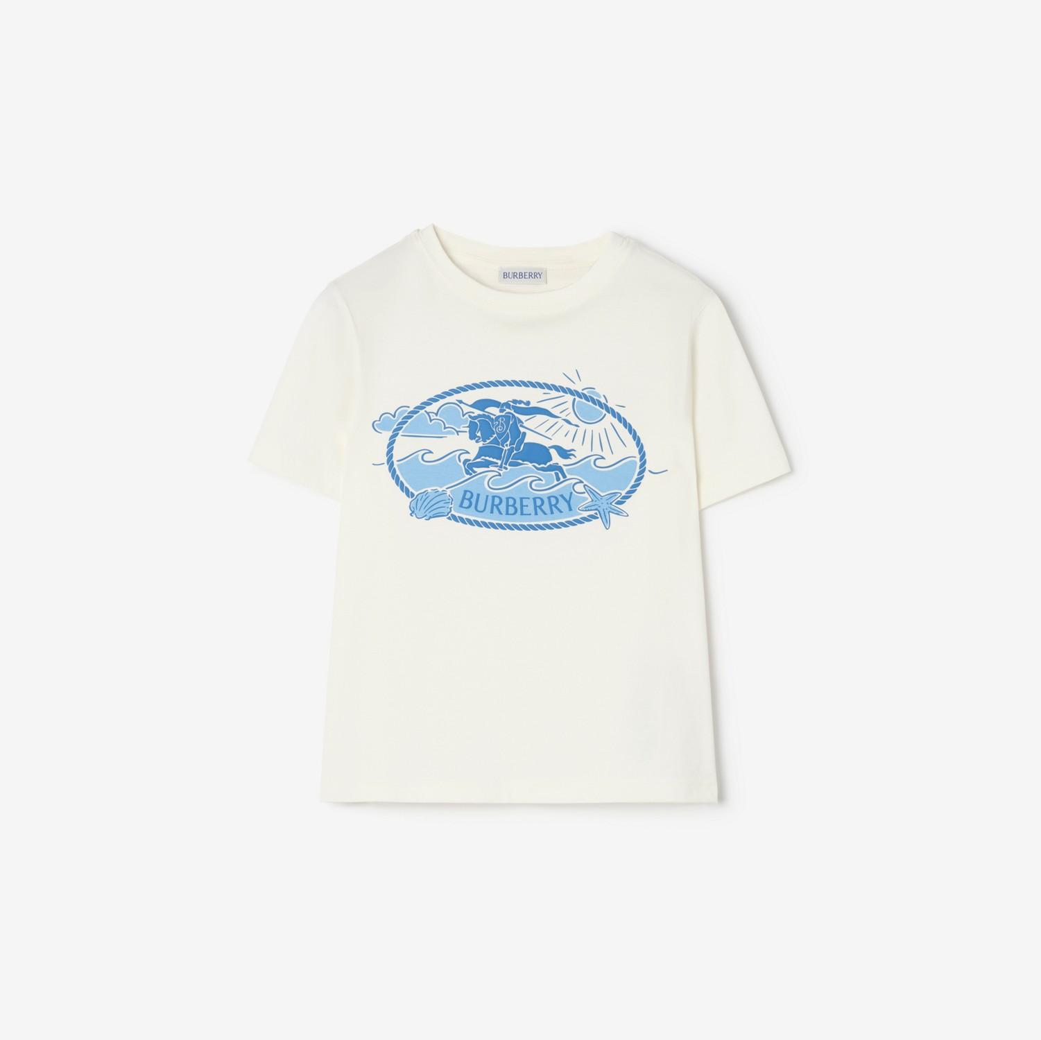 Knight Stamp Cotton T-shirt by BURBERRY
