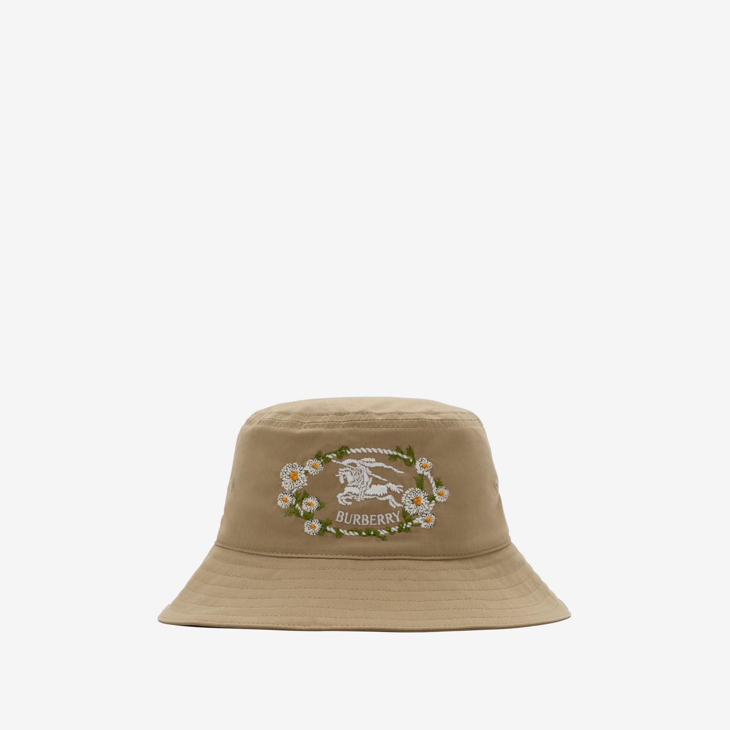 Knight Stamp Cotton Twill Bucket Hat by BURBERRY