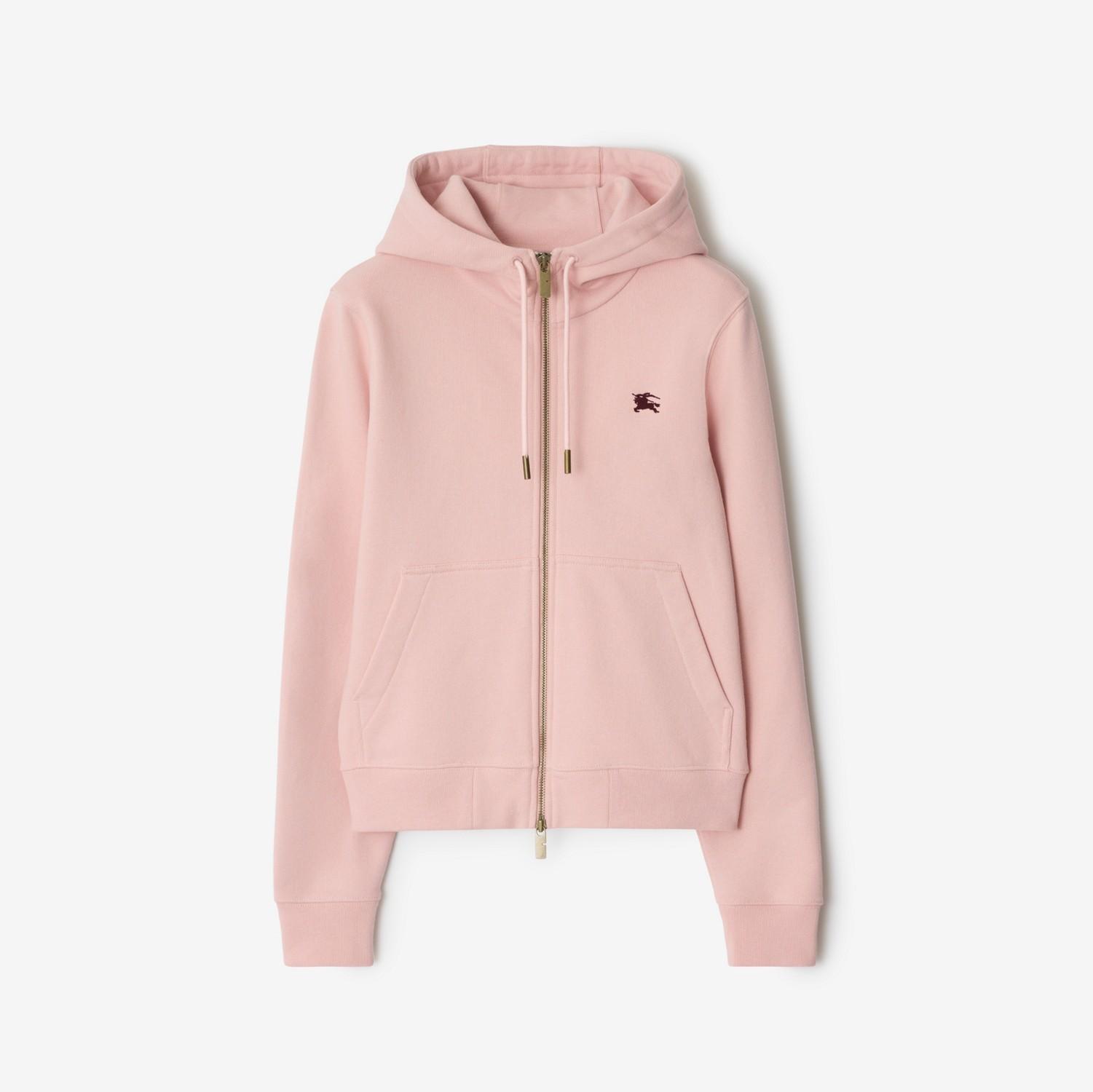 Knight Stamp Cotton Zip Hoodie by BURBERRY