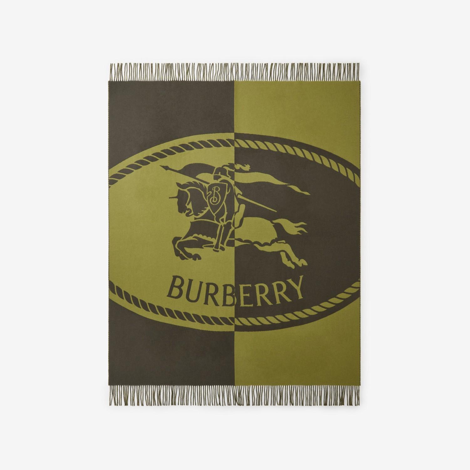 Knight Stamp Wool Blanket by BURBERRY