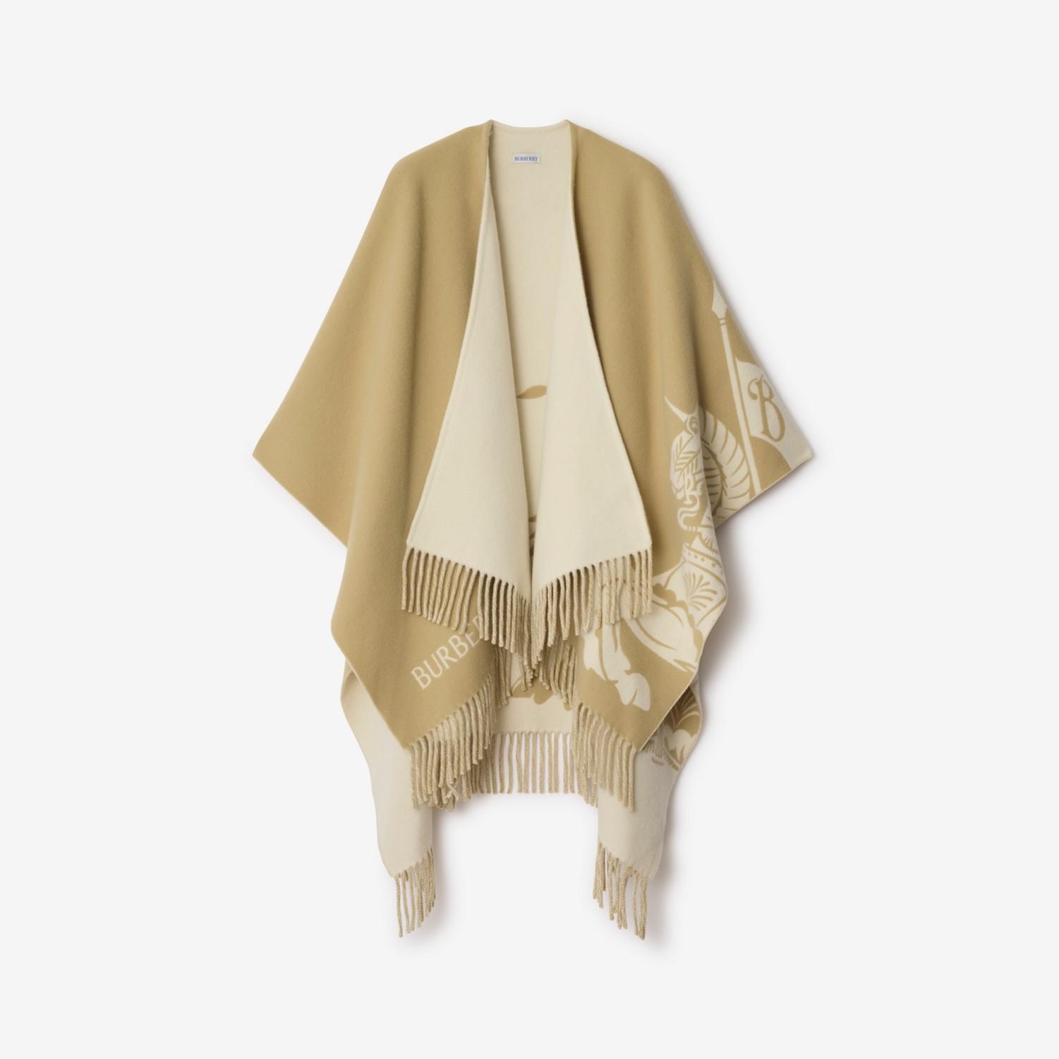 Knight Wool Cashmere Cape by BURBERRY