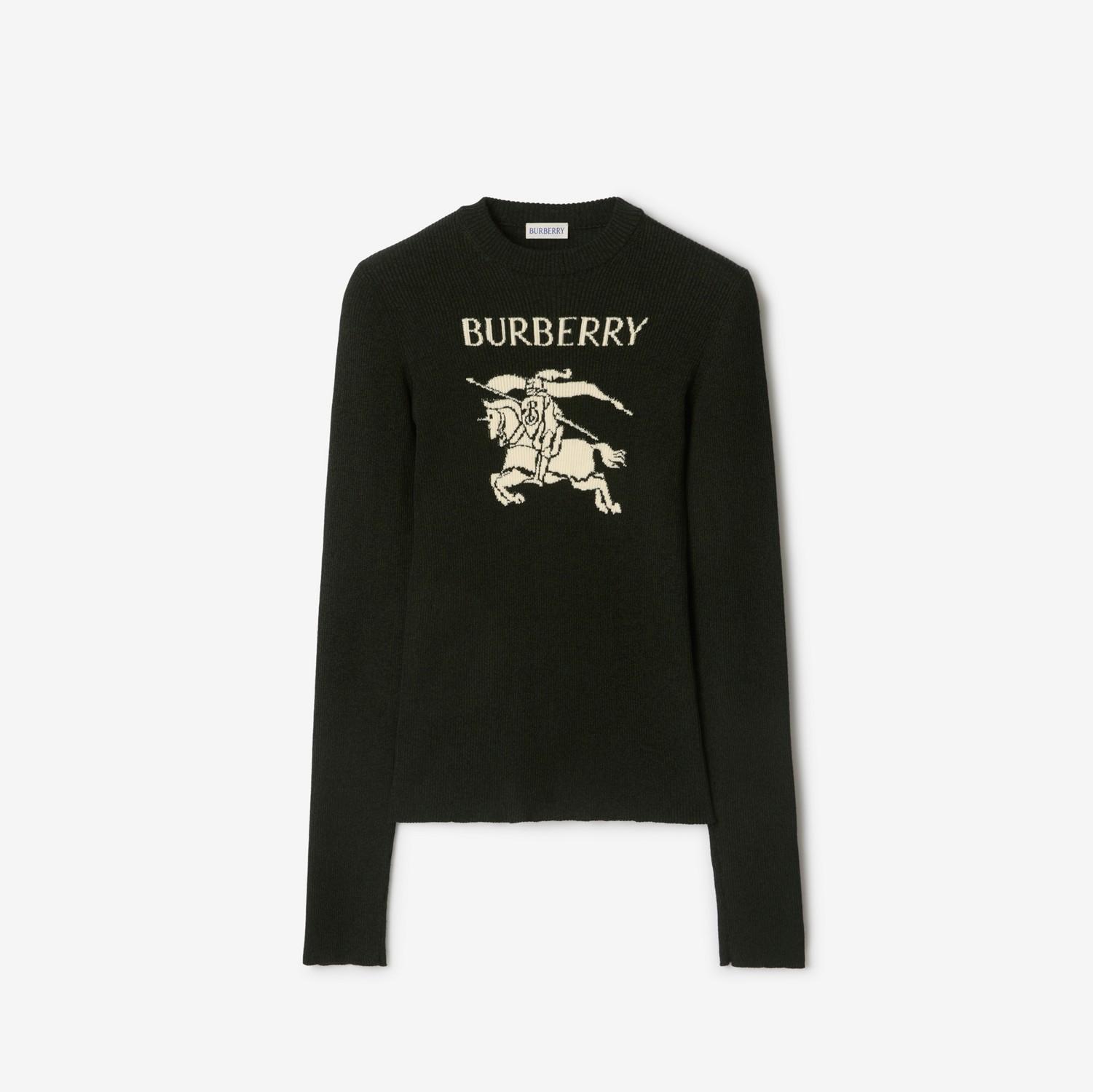 Knight Wool Silk Sweater by BURBERRY