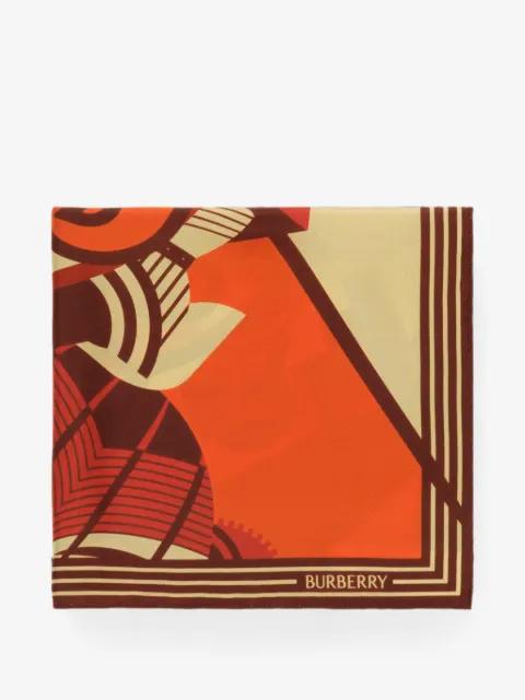 Knight silk scarf by BURBERRY