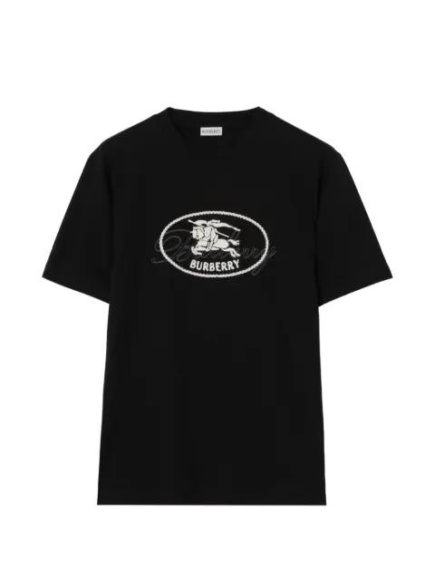 Knight's emblem cotton T-shirt by BURBERRY