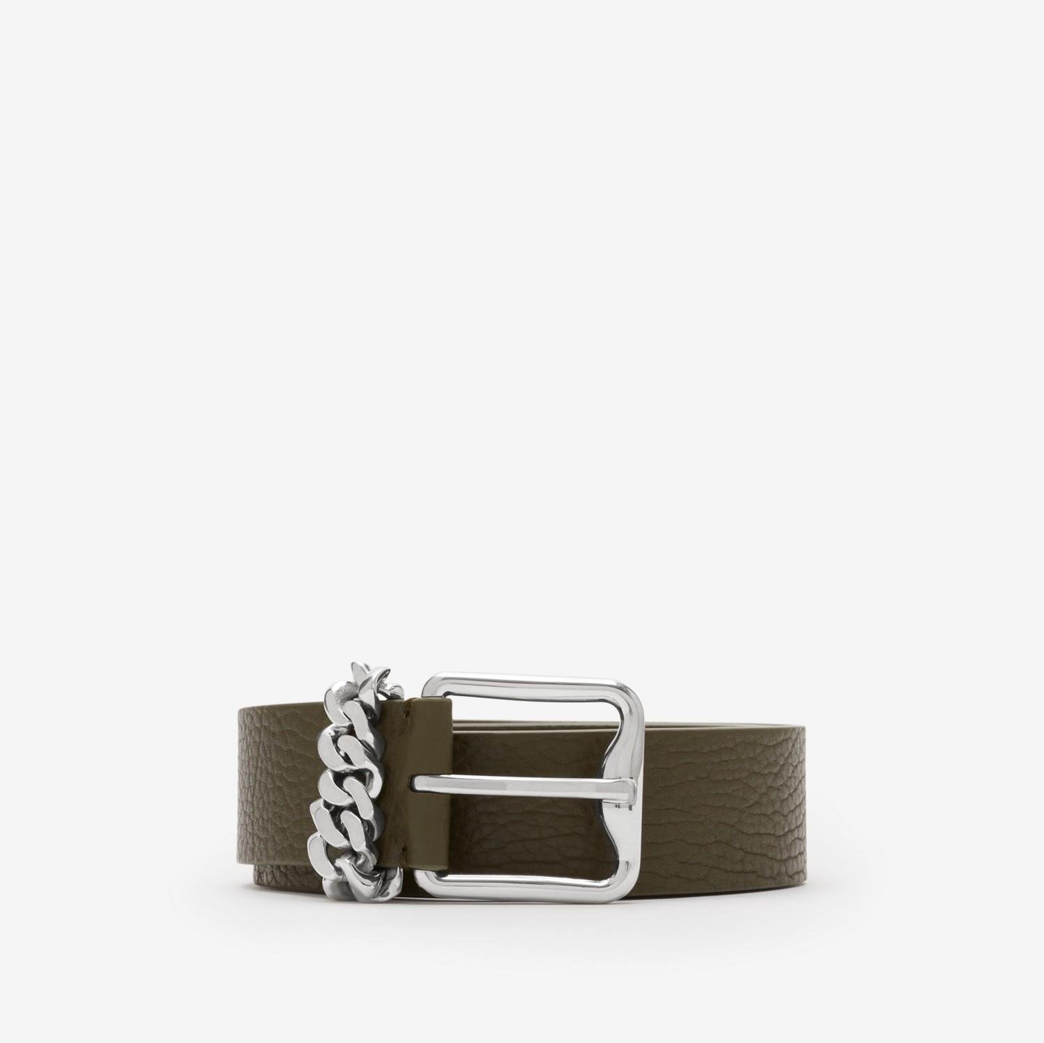 Leather B Buckle Chain Belt by BURBERRY