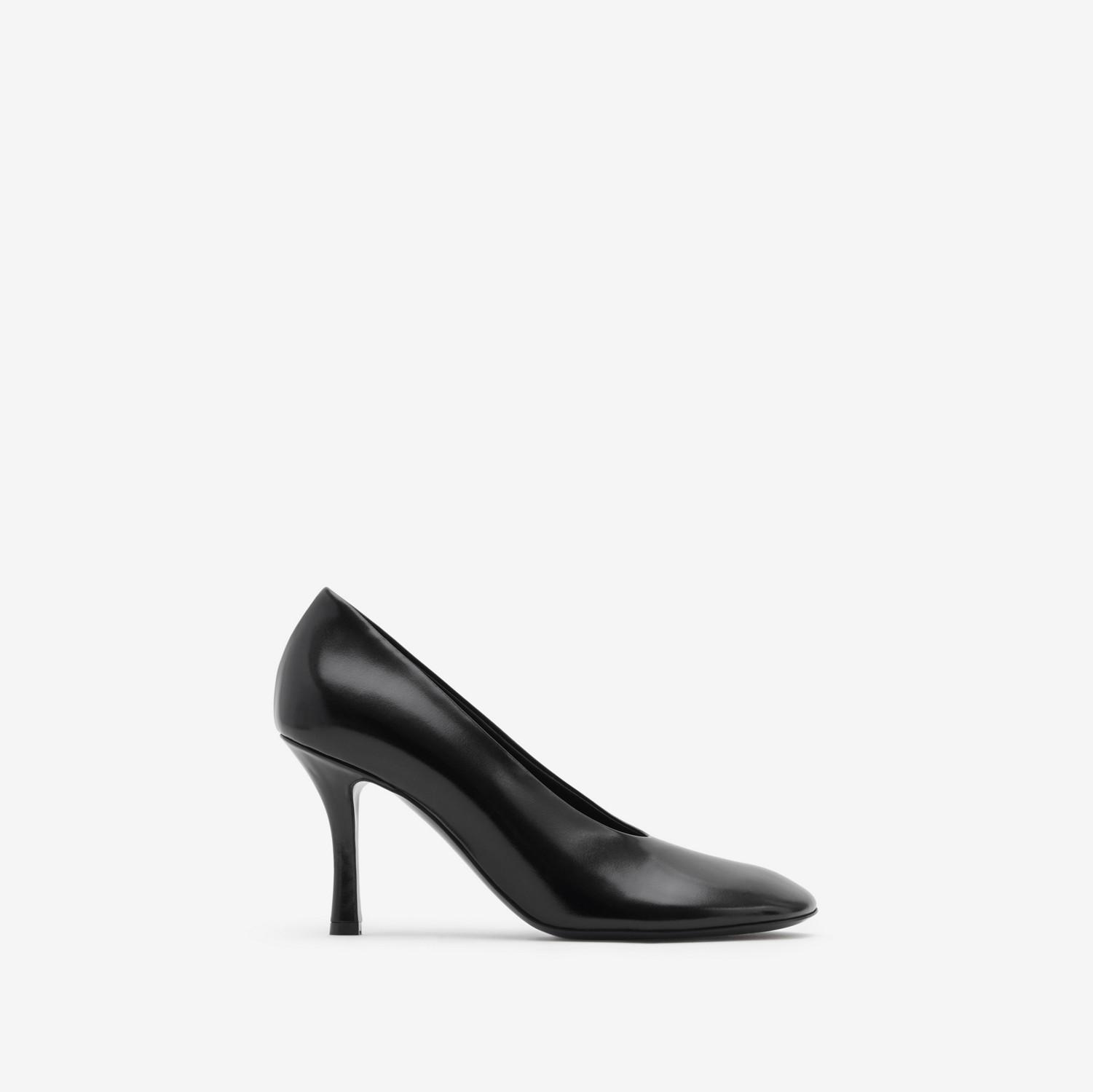 Leather Baby Pumps by BURBERRY