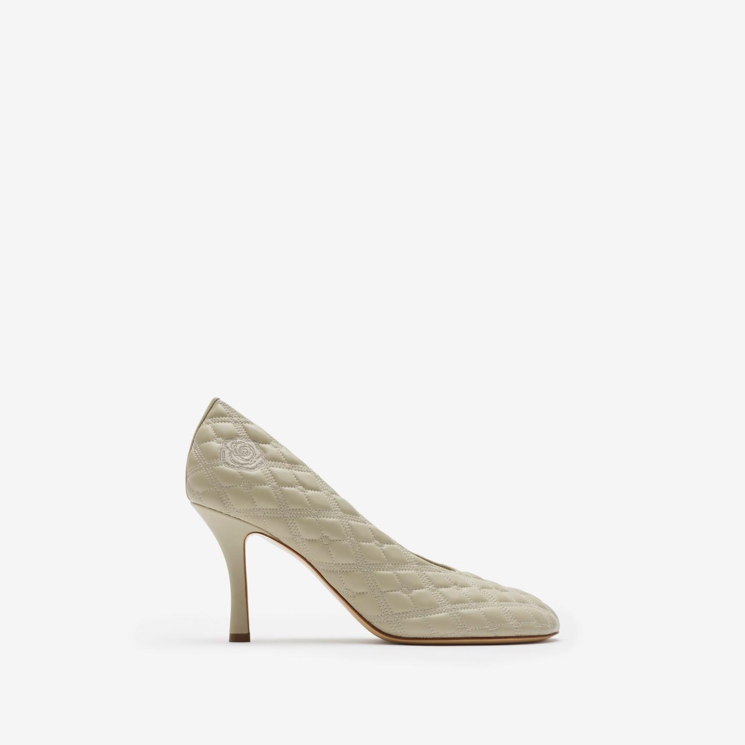 Leather Baby Quilt High Pumps by BURBERRY