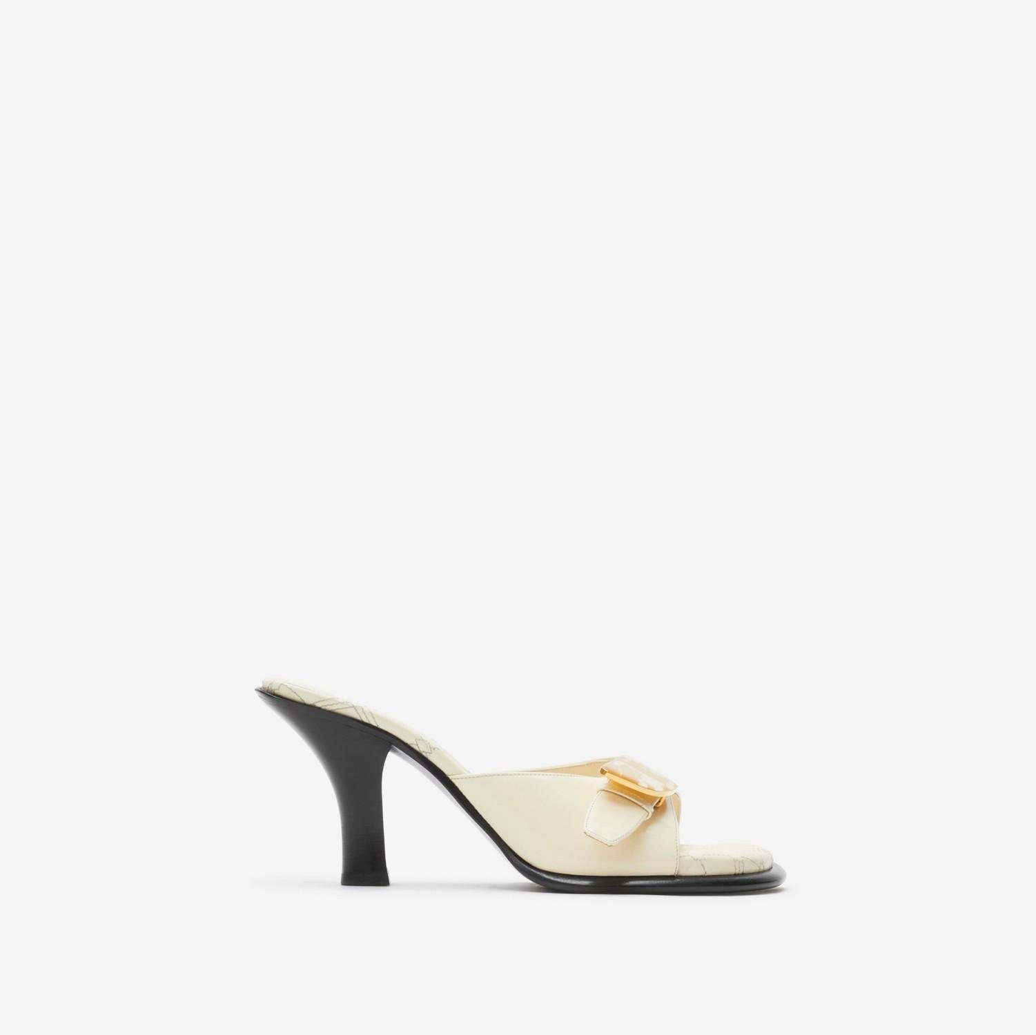 Leather Bay Mules by BURBERRY