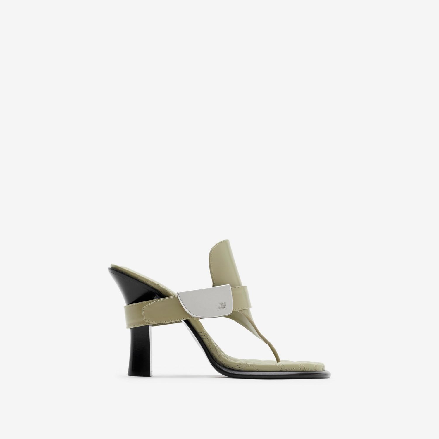 Leather Bay Sandals by BURBERRY