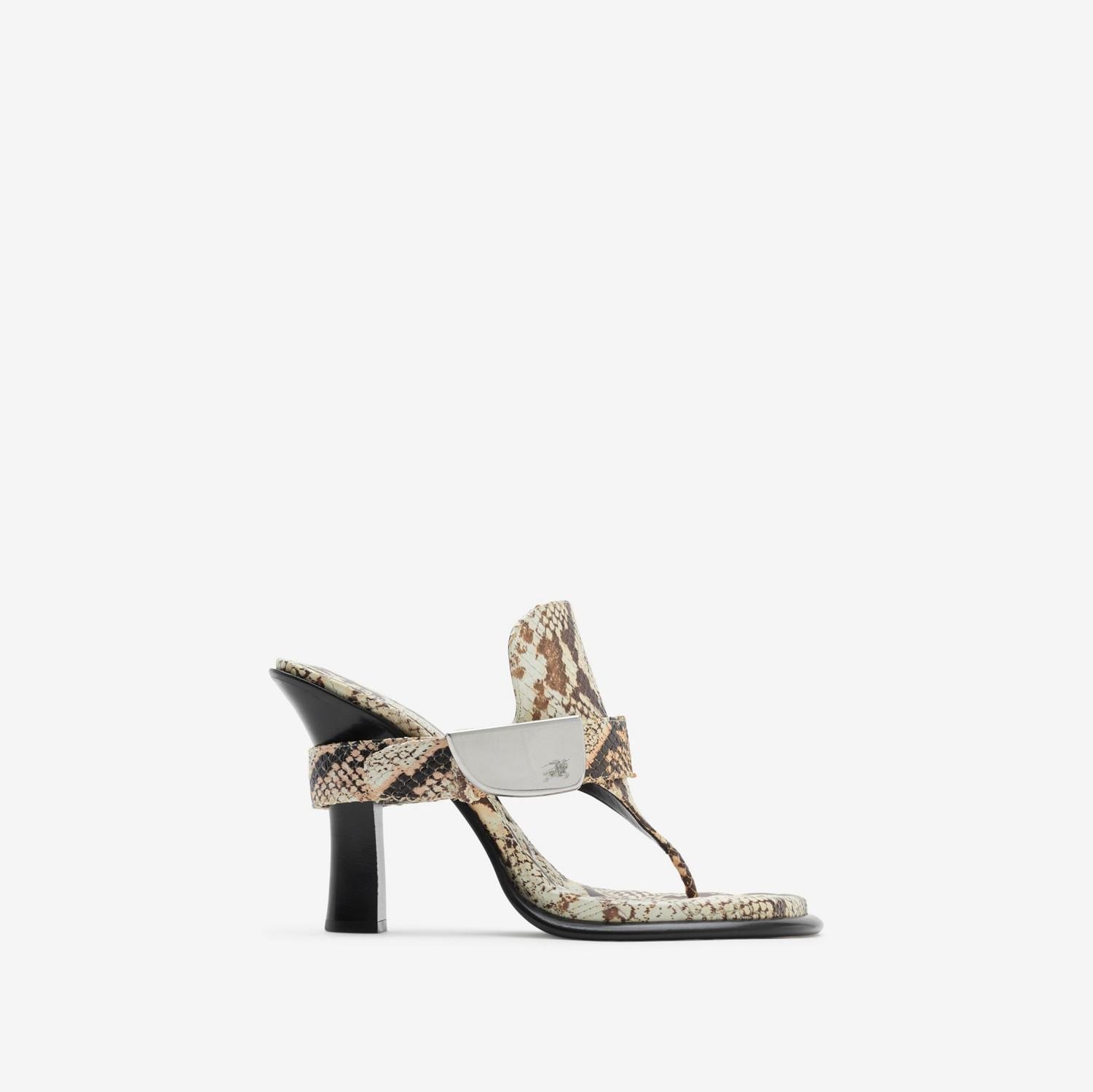 Leather Bay Sandals by BURBERRY