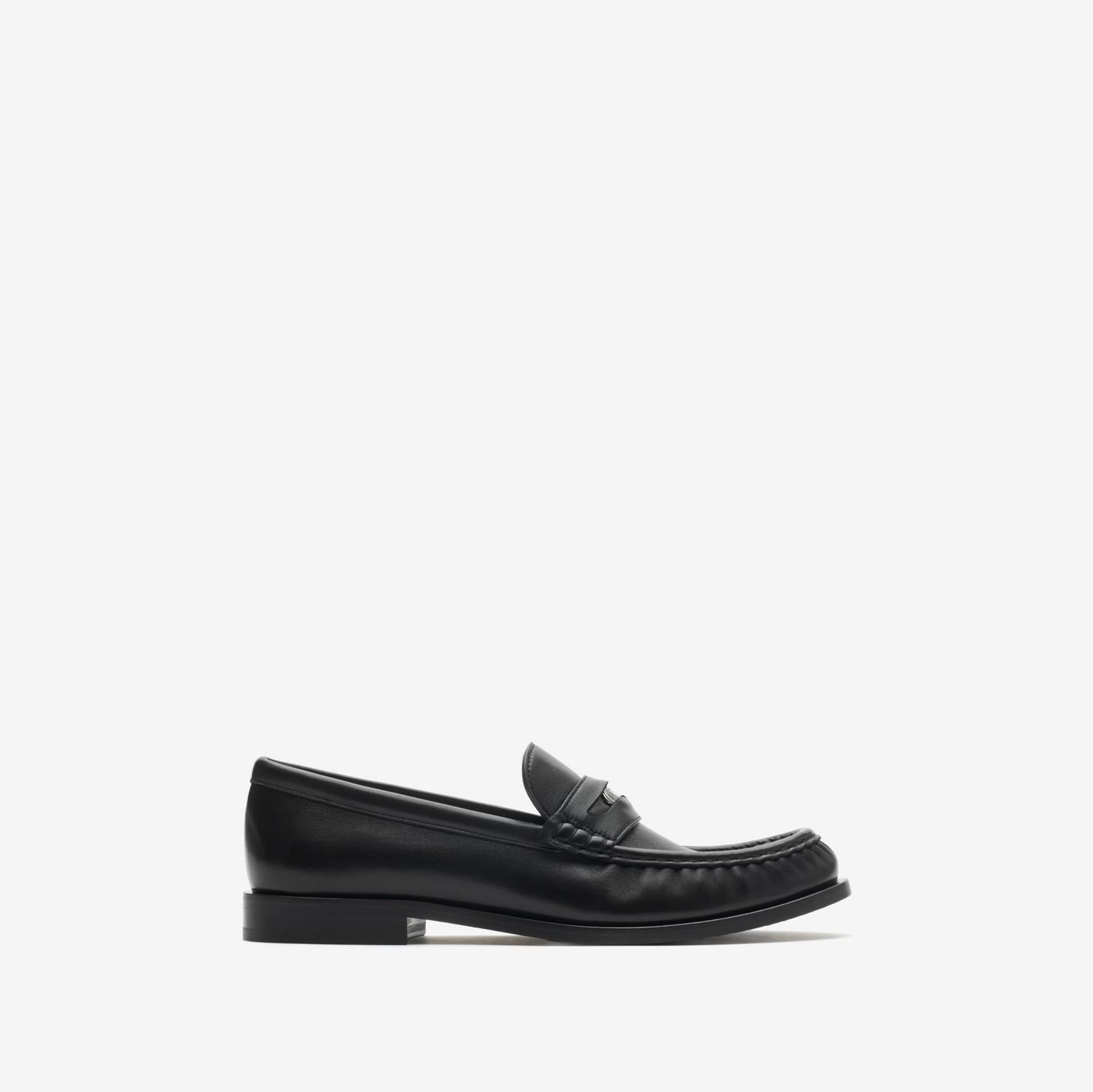 Leather Cadet Loafers by BURBERRY