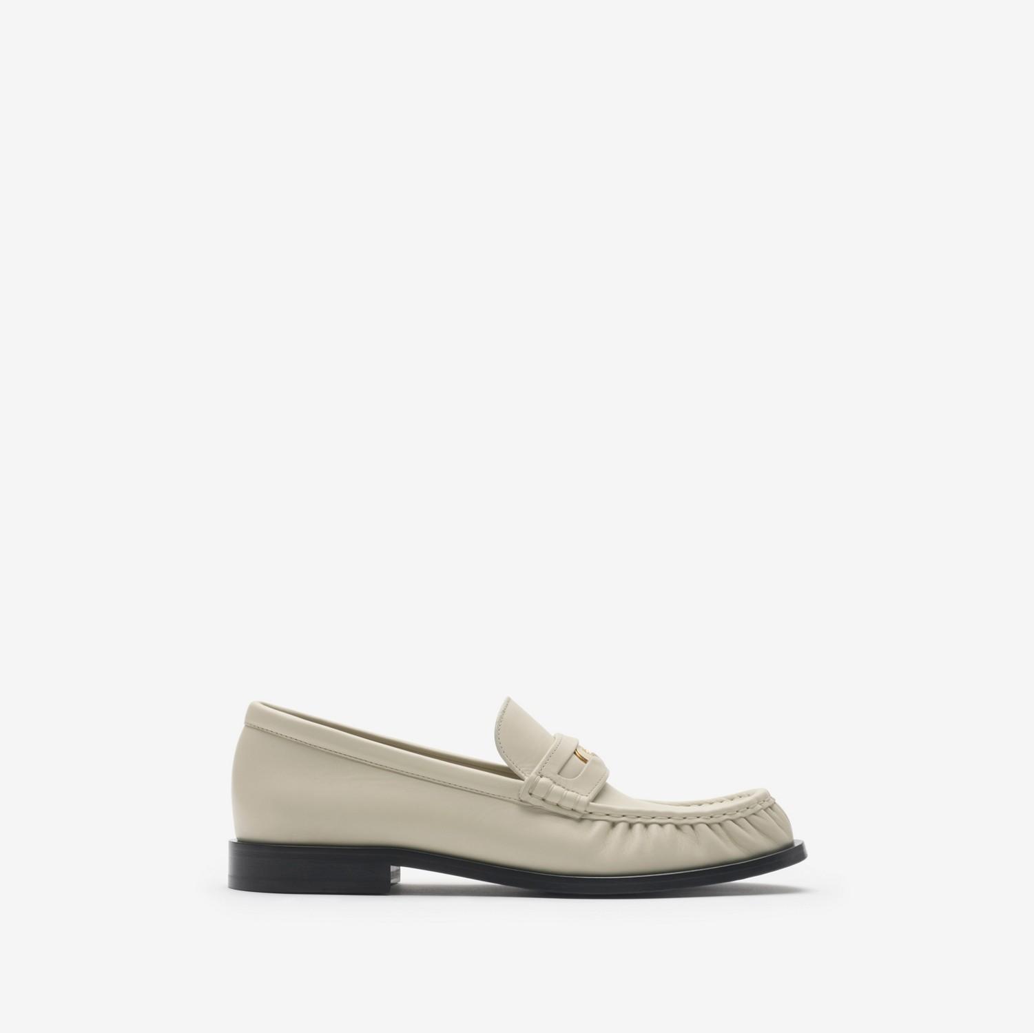 Leather Cadet Loafers by BURBERRY