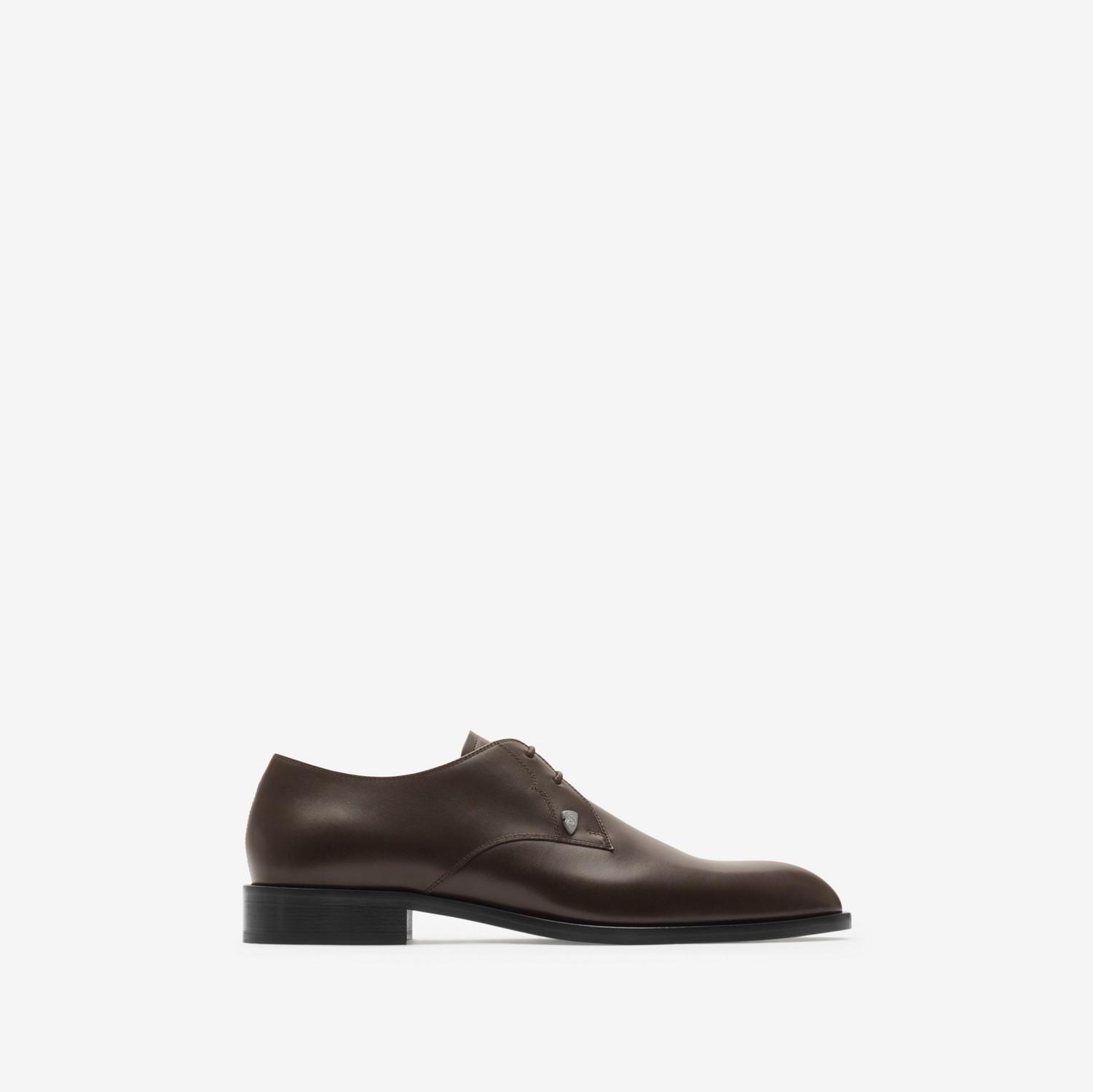Leather Carlyle Derby Shoes by BURBERRY