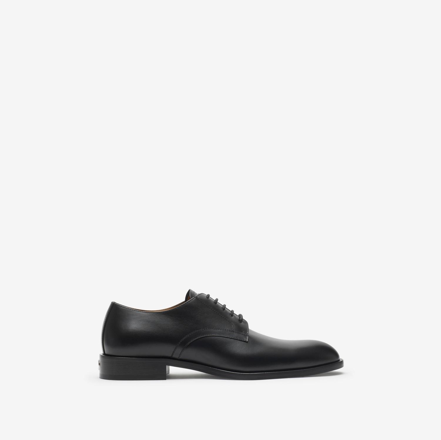 Leather Carlyle Stamp Derby Shoes by BURBERRY