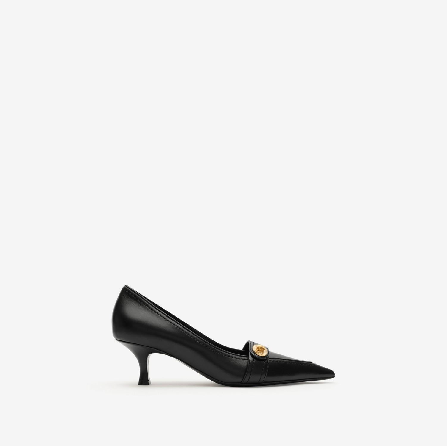 Leather Cotswolds Low Pumps by BURBERRY