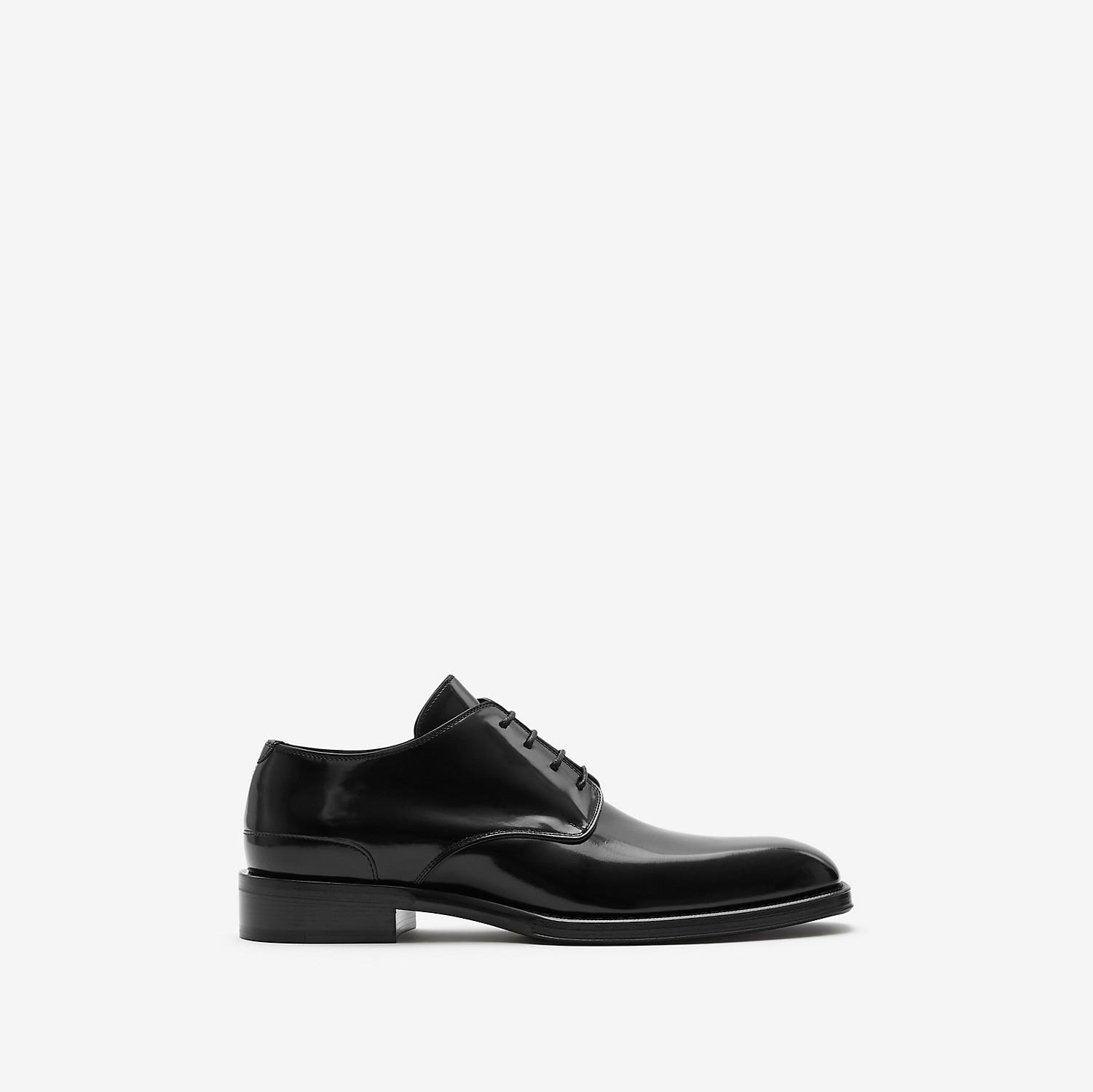 Leather Derby Shoes by BURBERRY