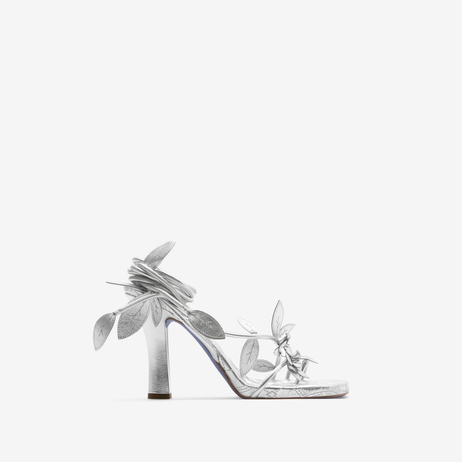 Leather Ivy Flora Heeled Sandals​ by BURBERRY