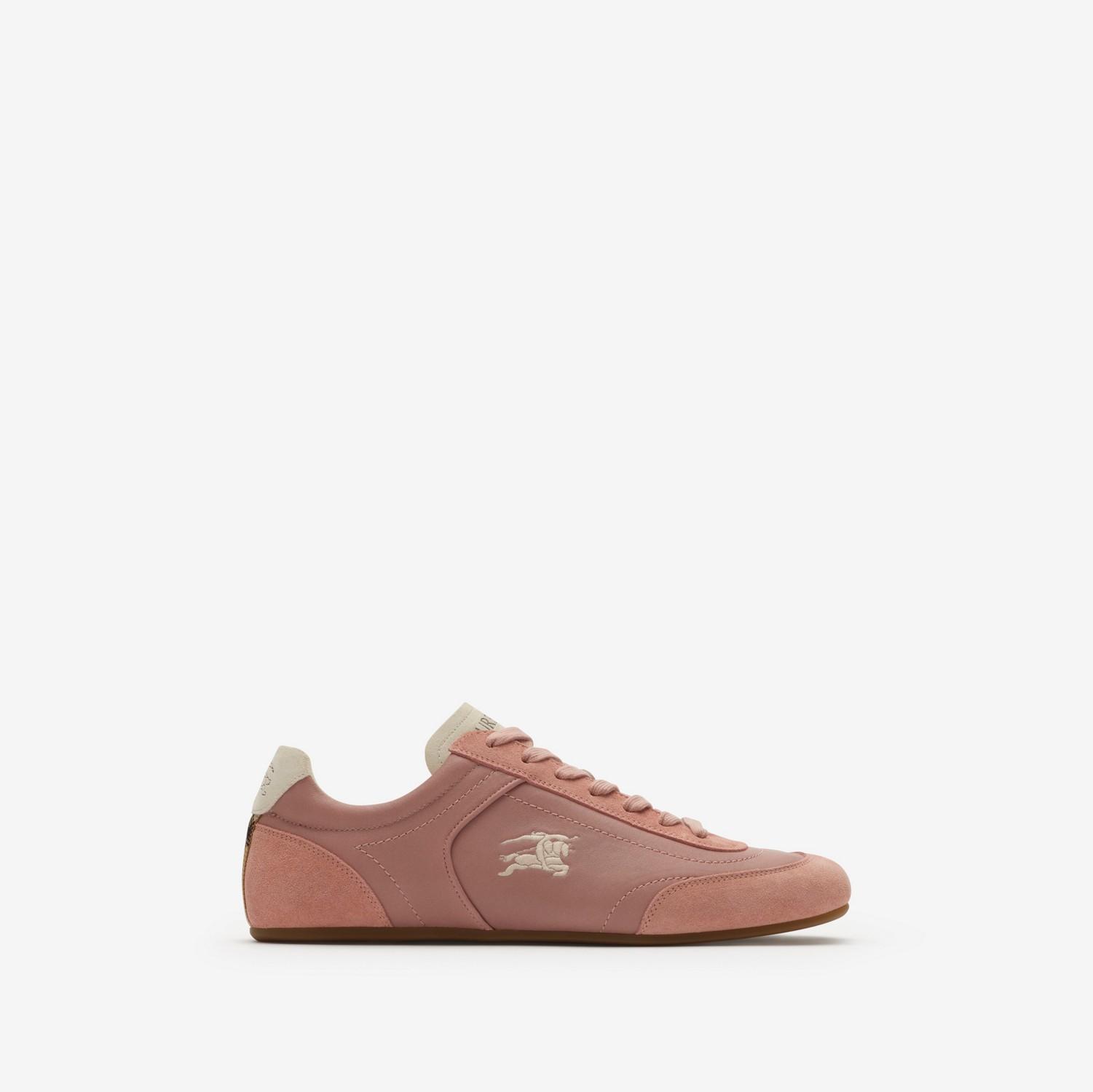 Leather Knight Runner Sneakers by BURBERRY