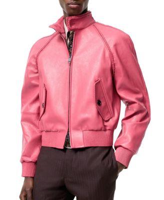 Leather Locksley Jacket by BURBERRY