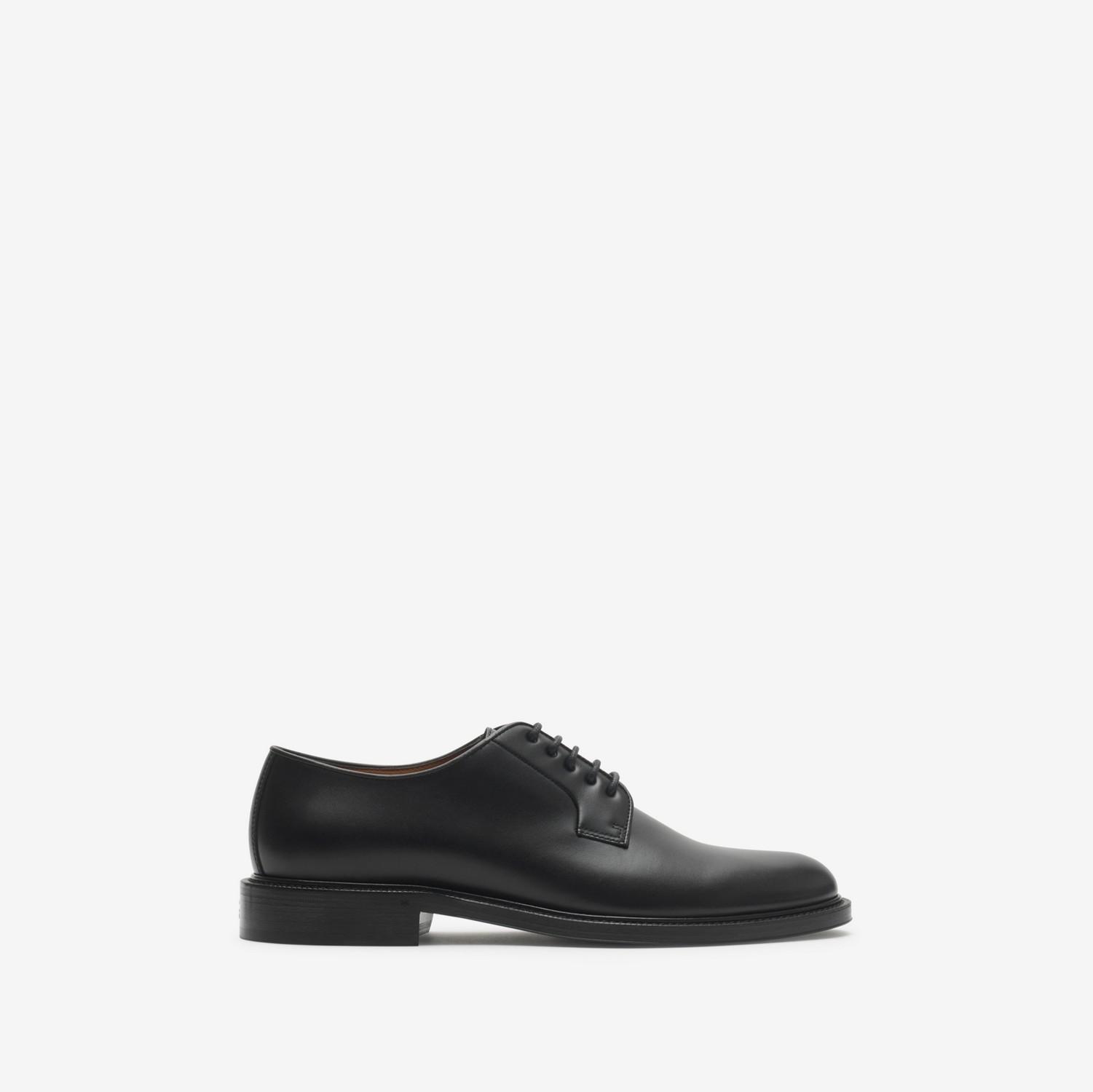 Leather Manor Derby Shoes by BURBERRY
