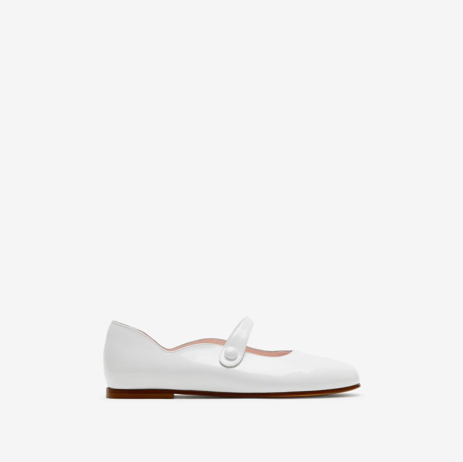 Leather Mary Jane Flats by BURBERRY