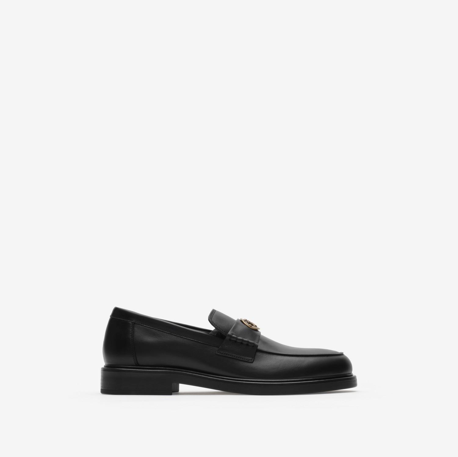 Leather Pembroke Loafers by BURBERRY